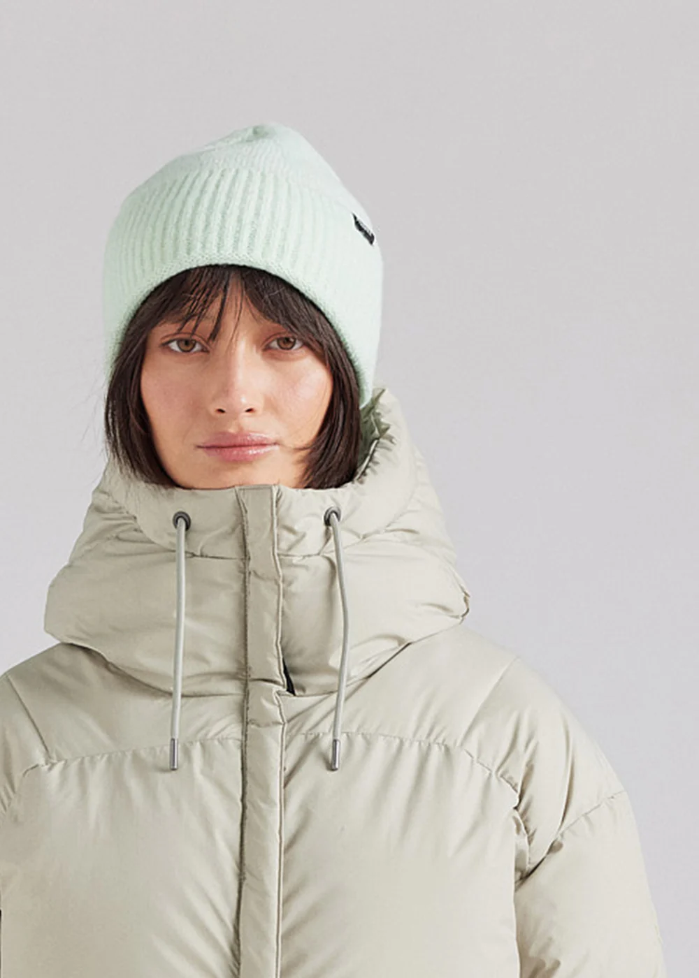 Bonnet en laine Pyrenex Soazig 2 Pale Aqua - Image 3