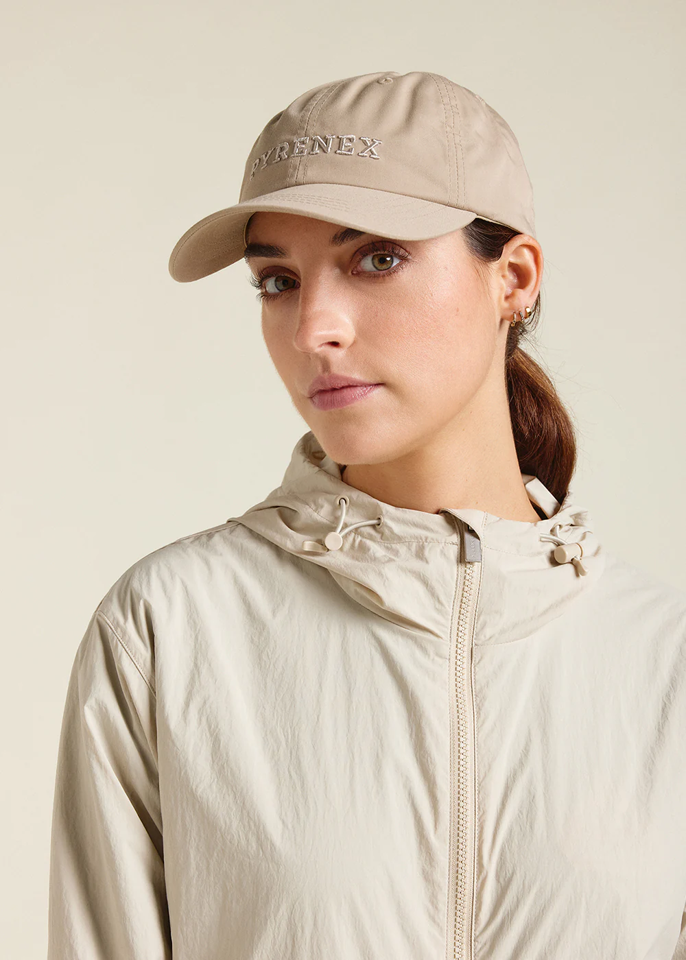 Casquette unisexe Pyrenex Frat Oyster gray - Image 5
