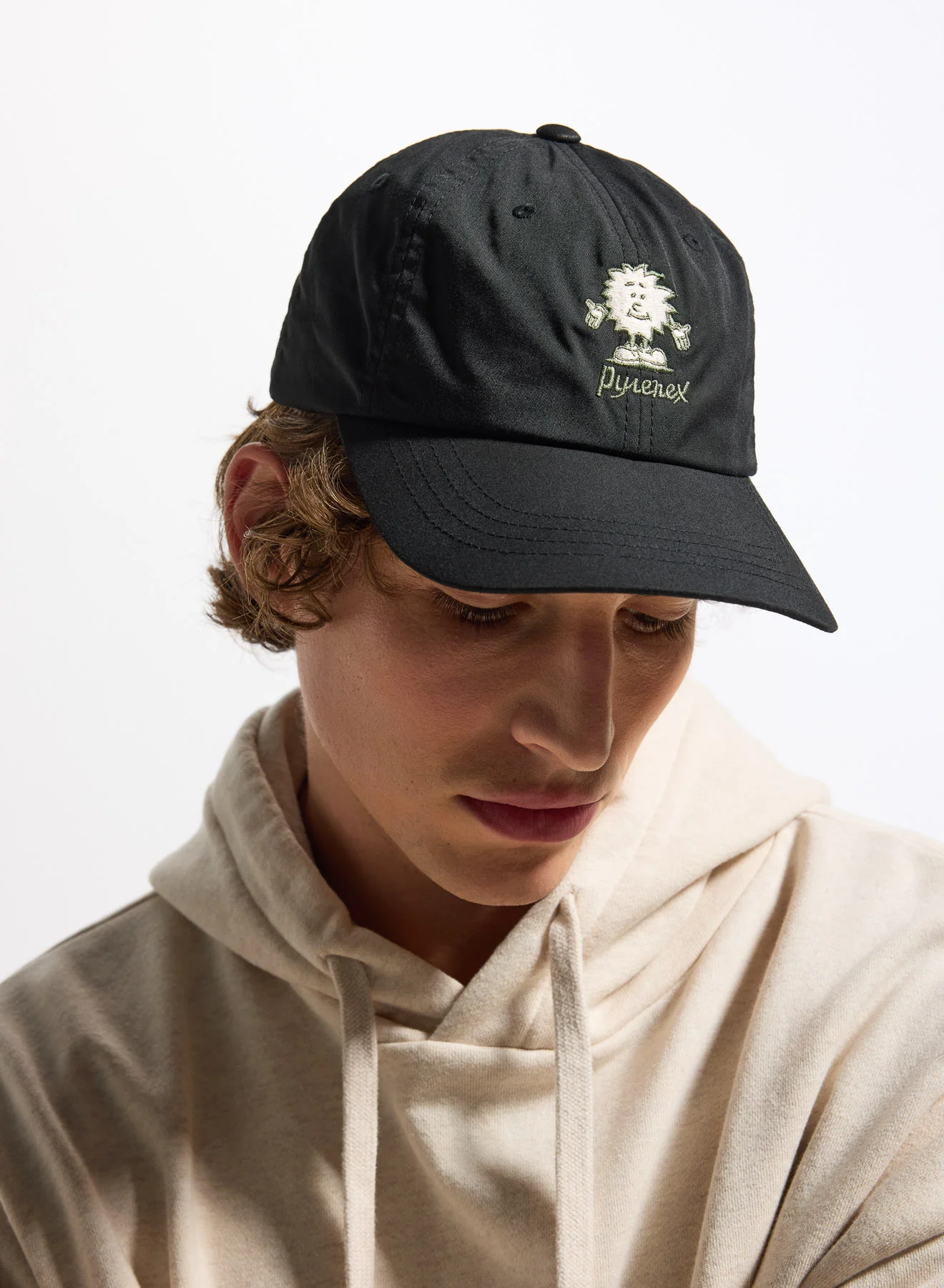 Casquette unisexe Pyrenex Mister Down noire