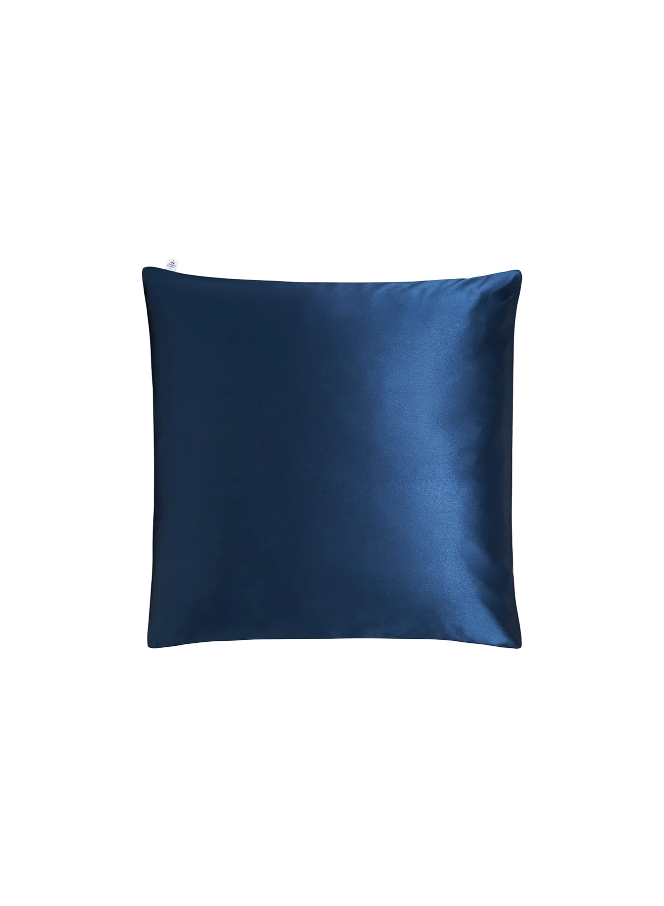 Taie oreiller en soie bleu marine - Image 3
