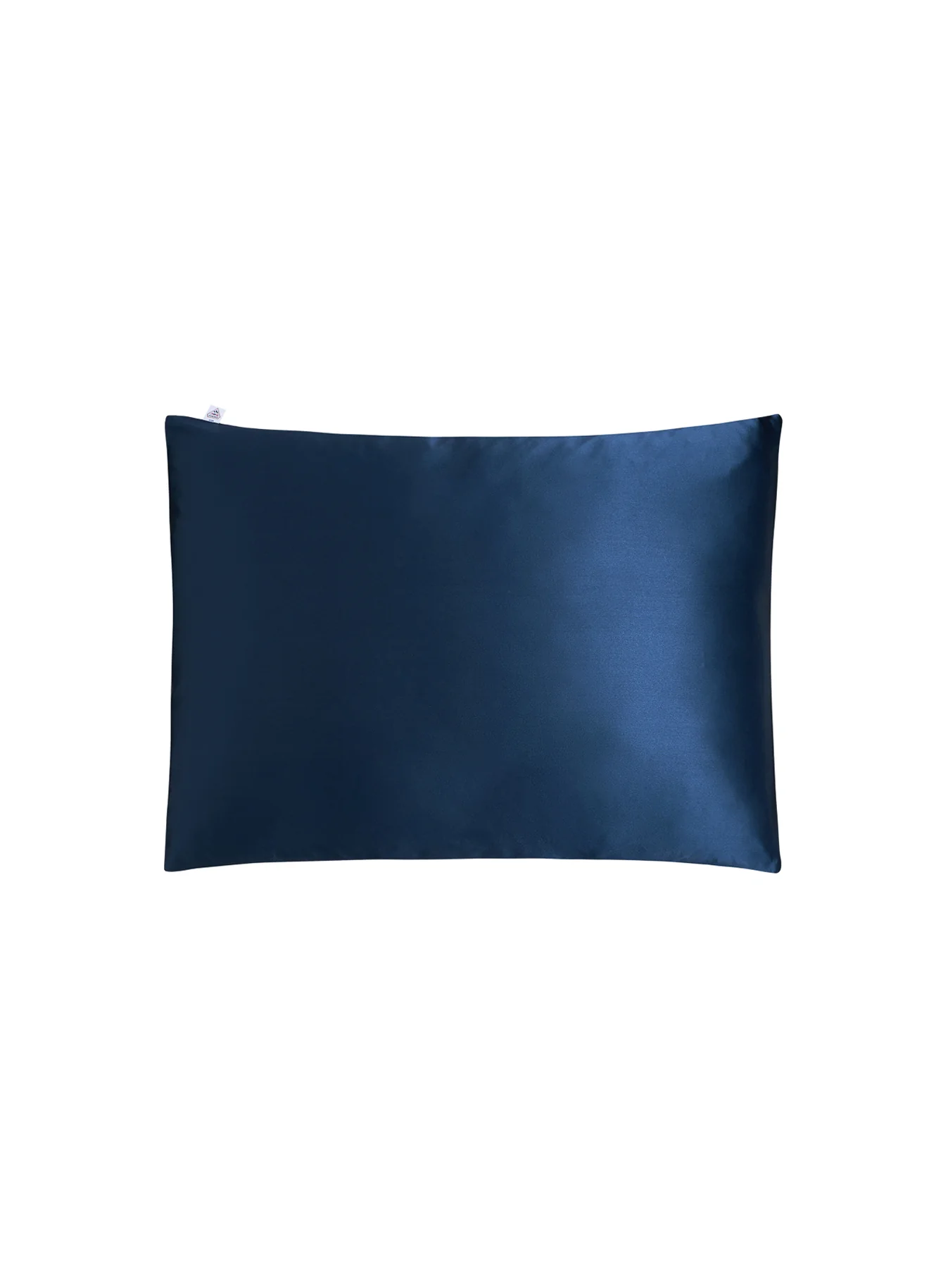 Taie oreiller en soie bleu marine - Image 6