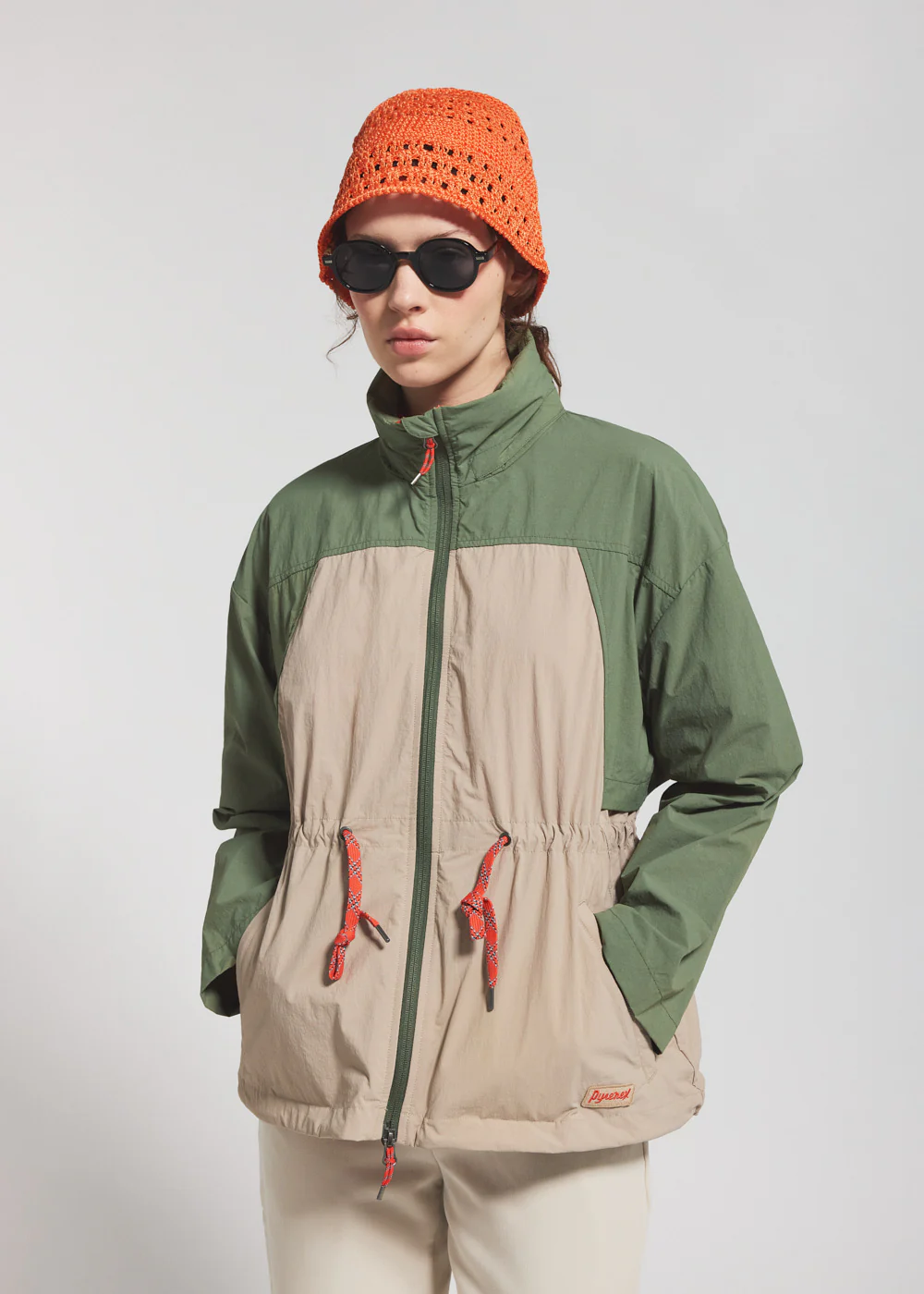 Coupe-vent court femme Pyrenex Climb khaki