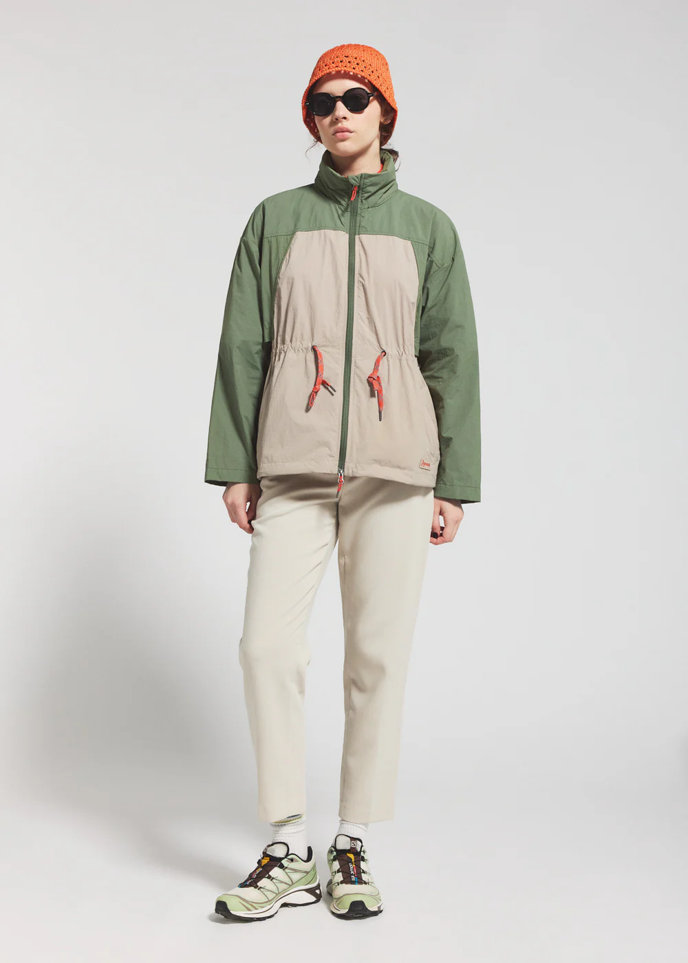 Coupe-vent court femme Pyrenex Climb khaki - Image 2