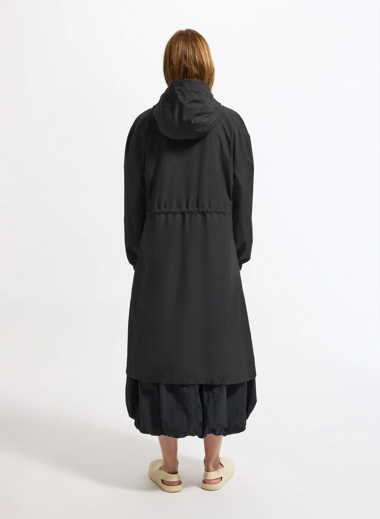 Parka longue imperméable femme à capuche Pyrenex Gemme noire - Image 4