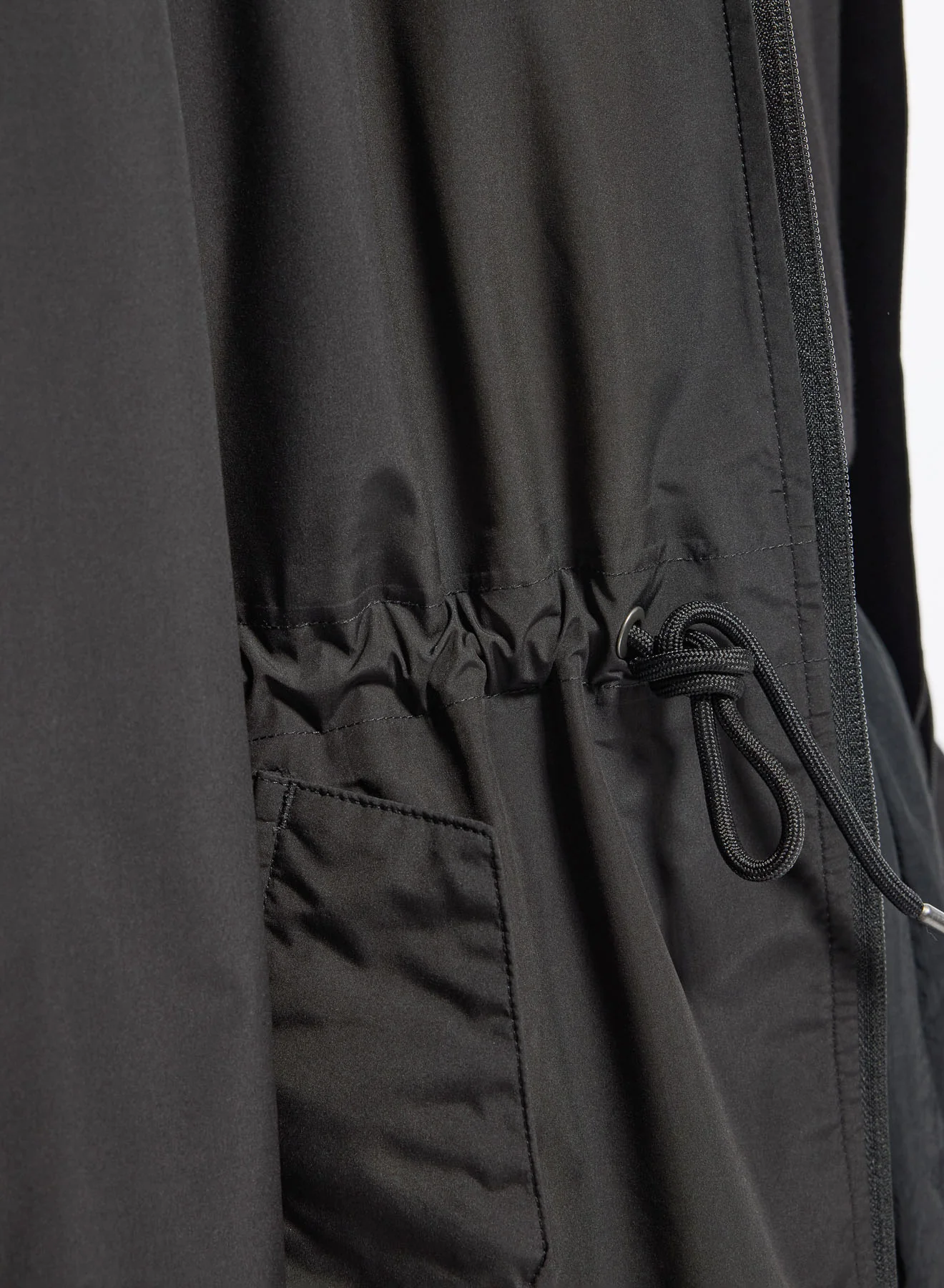 Parka longue imperméable femme à capuche Pyrenex Gemme noire - Image 6