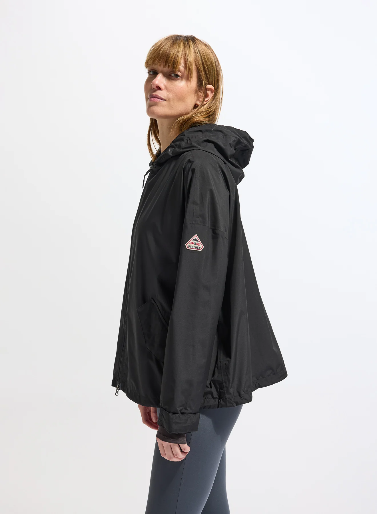 Coupe-vent imperméable femme Pyrenex Pyrite noir - Image 3
