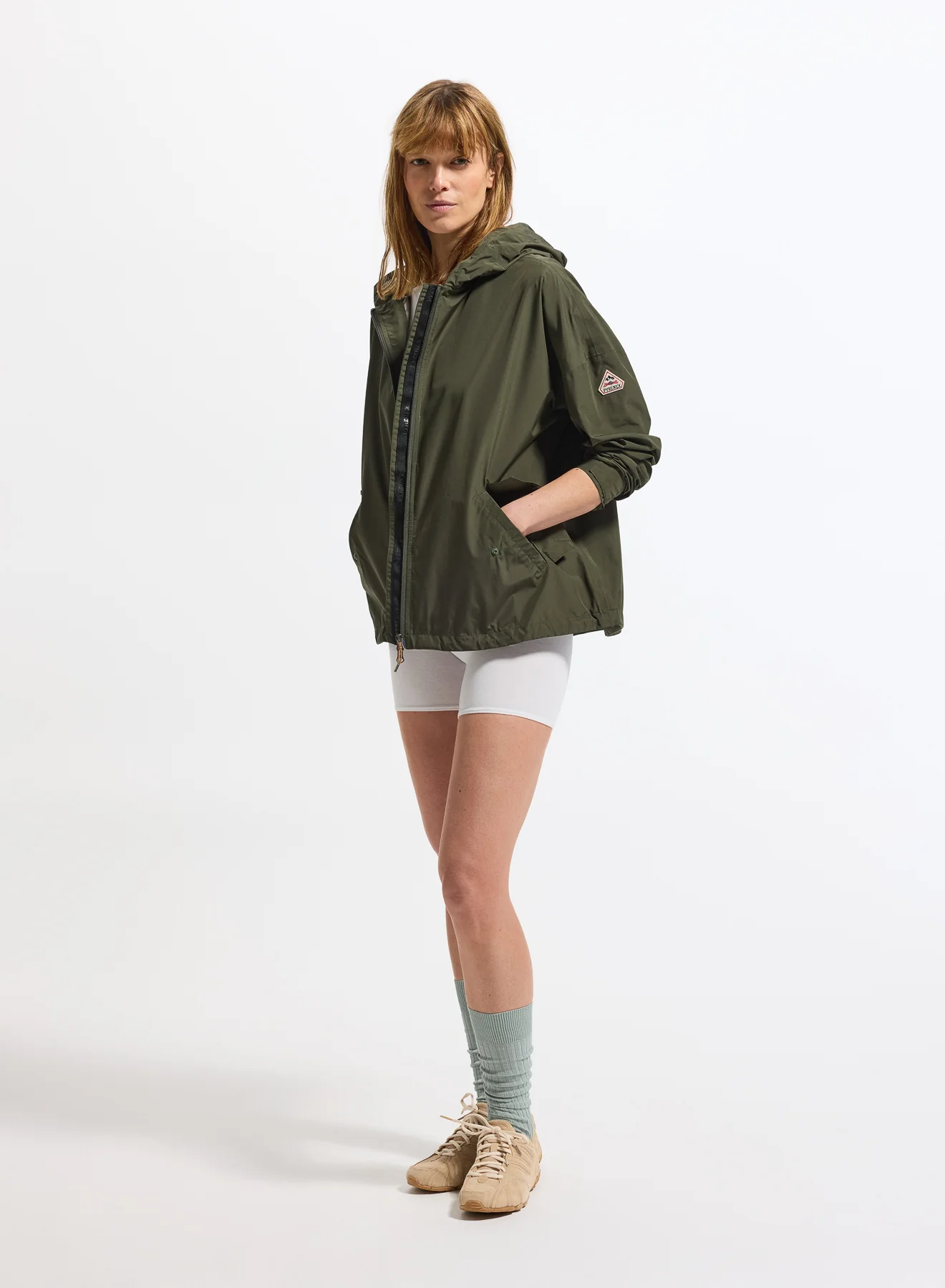 Coupe-vent imperméable femme Pyrenex Pyrite vert kaki - Image 2