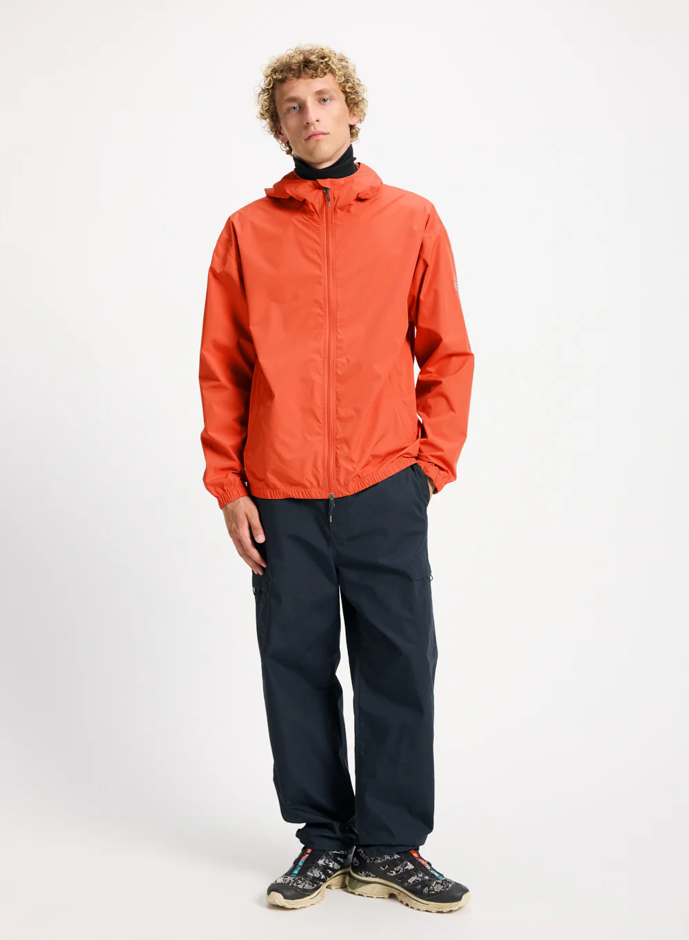 Coupe-vent imperméable unisexe Pyrenex Ensure orange - Image 2