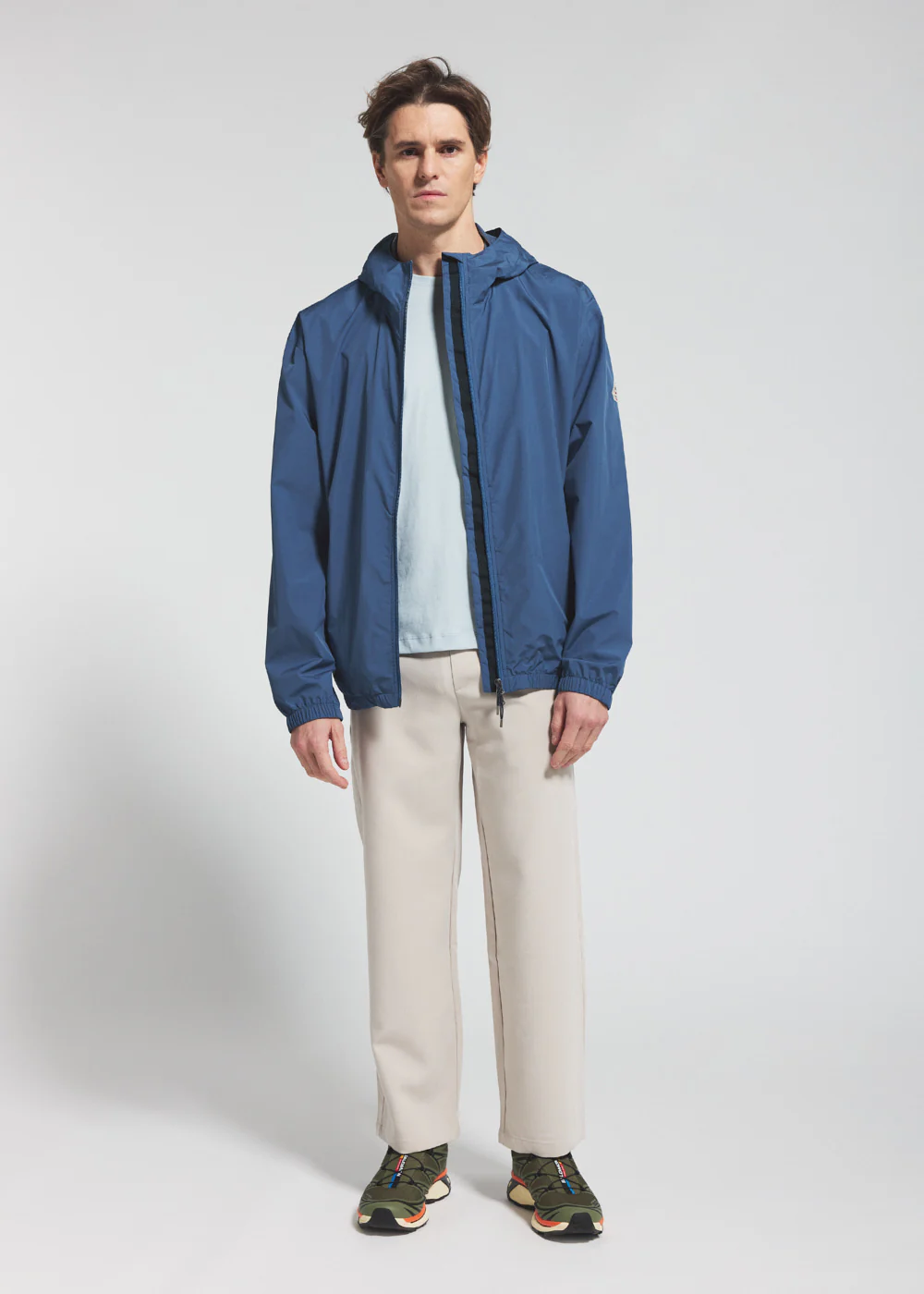 Coupe-vent imperméable unisexe Pyrenex Ensure bleu - Image 4