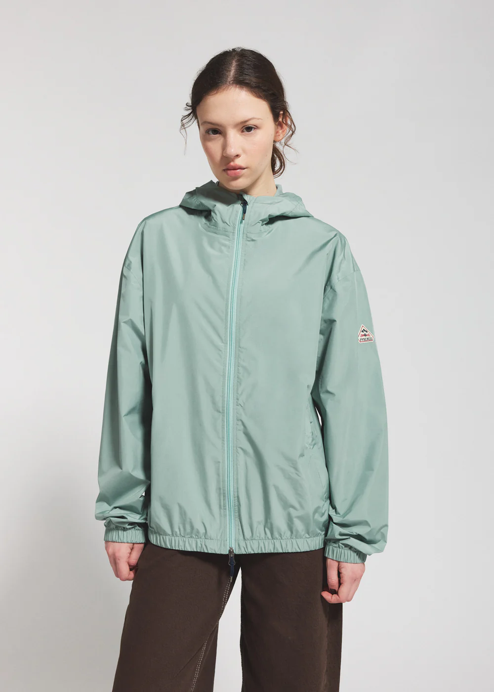 Coupe-vent imperméable unisexe Pyrenex Ensure Iceberg Green - Image 3