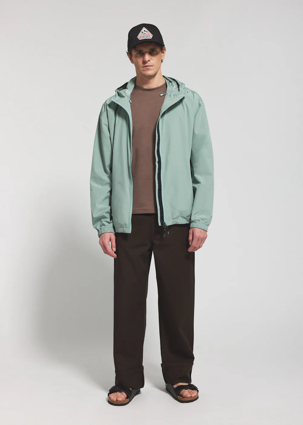 Coupe-vent imperméable unisexe Pyrenex Ensure Iceberg Green - Image 4