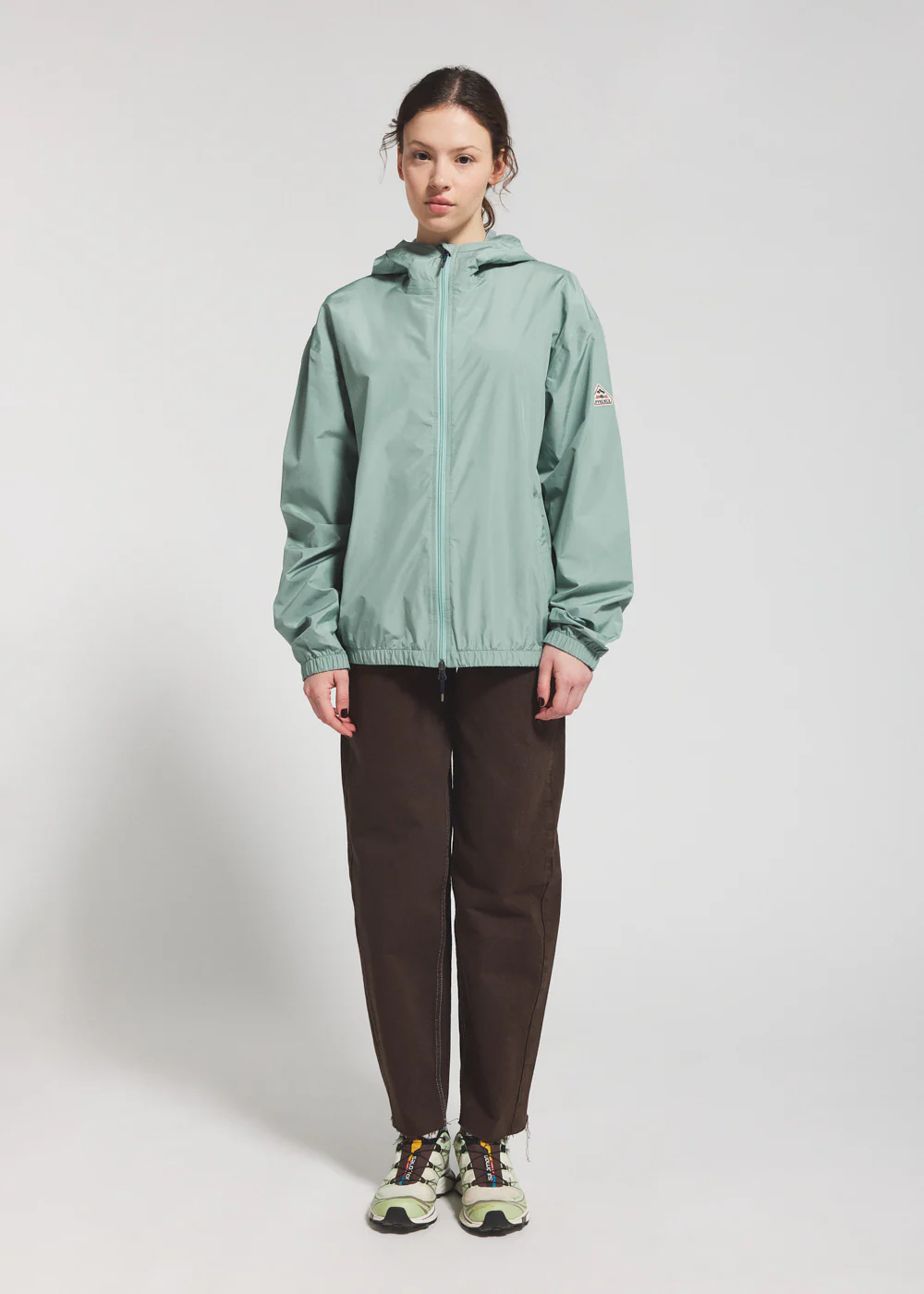 Coupe-vent imperméable unisexe Pyrenex Ensure Iceberg Green - Image 5