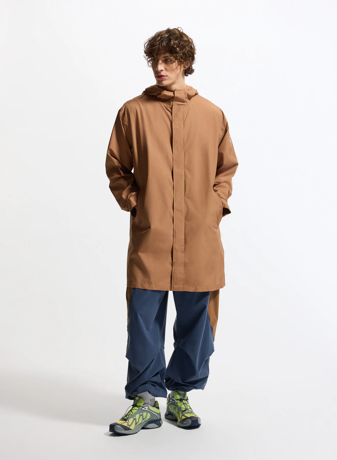 Parka longue imperméable unisexe Pyrenex Eissaure marron