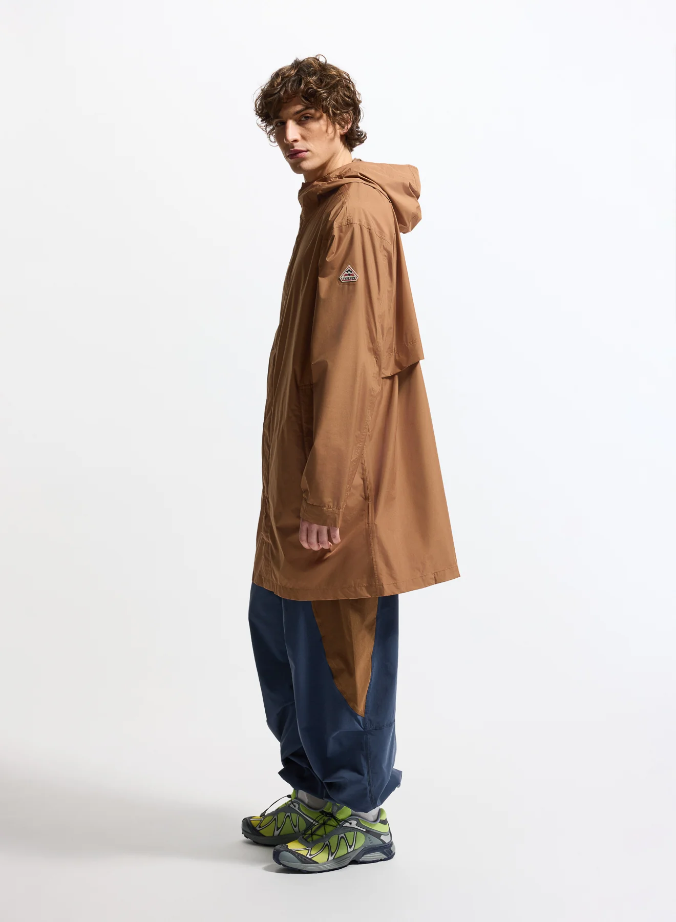 Parka longue imperméable unisexe Pyrenex Eissaure marron - Image 5