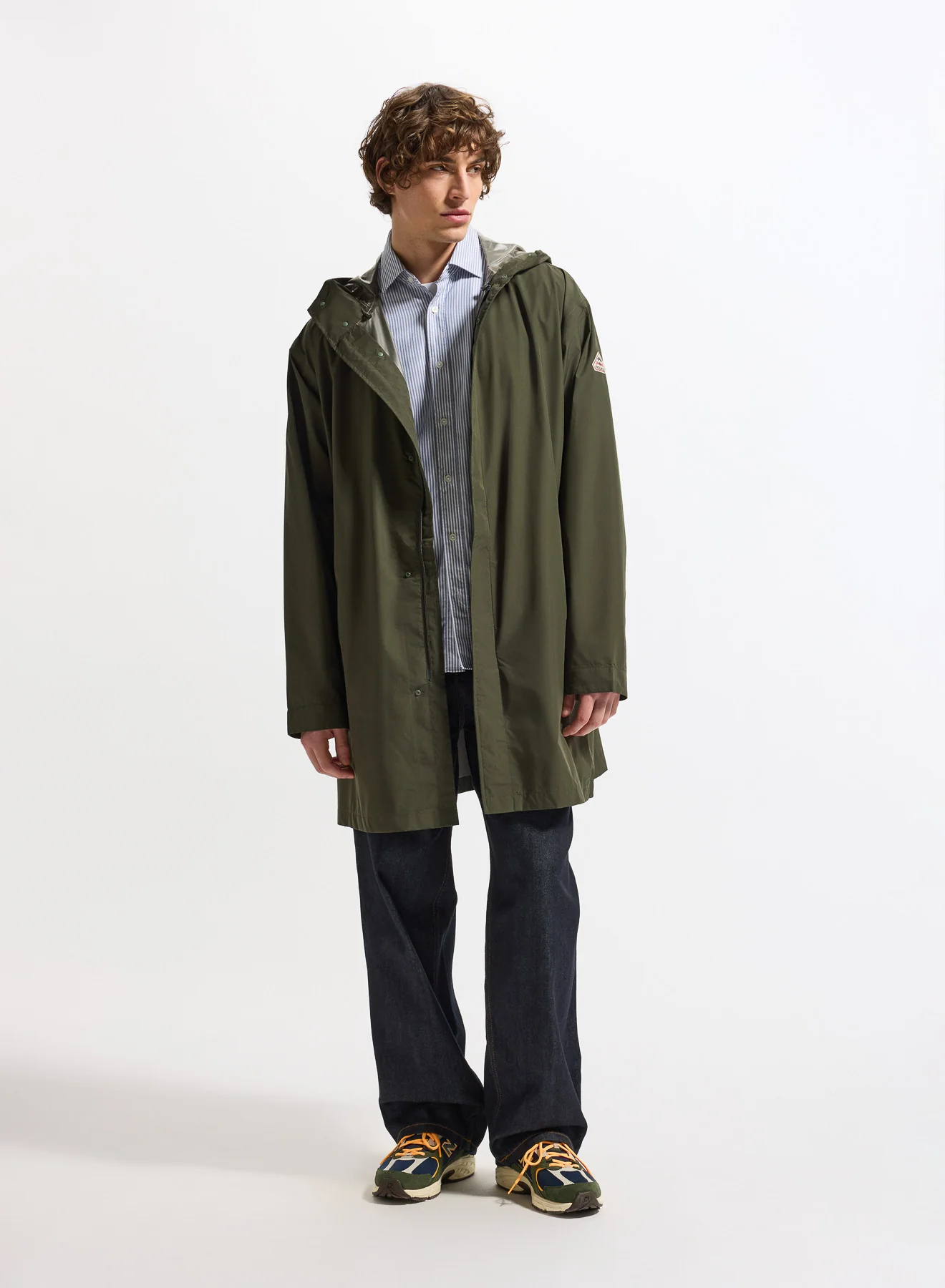 Parka longue imperméable unisexe Pyrenex Eissaure kaki