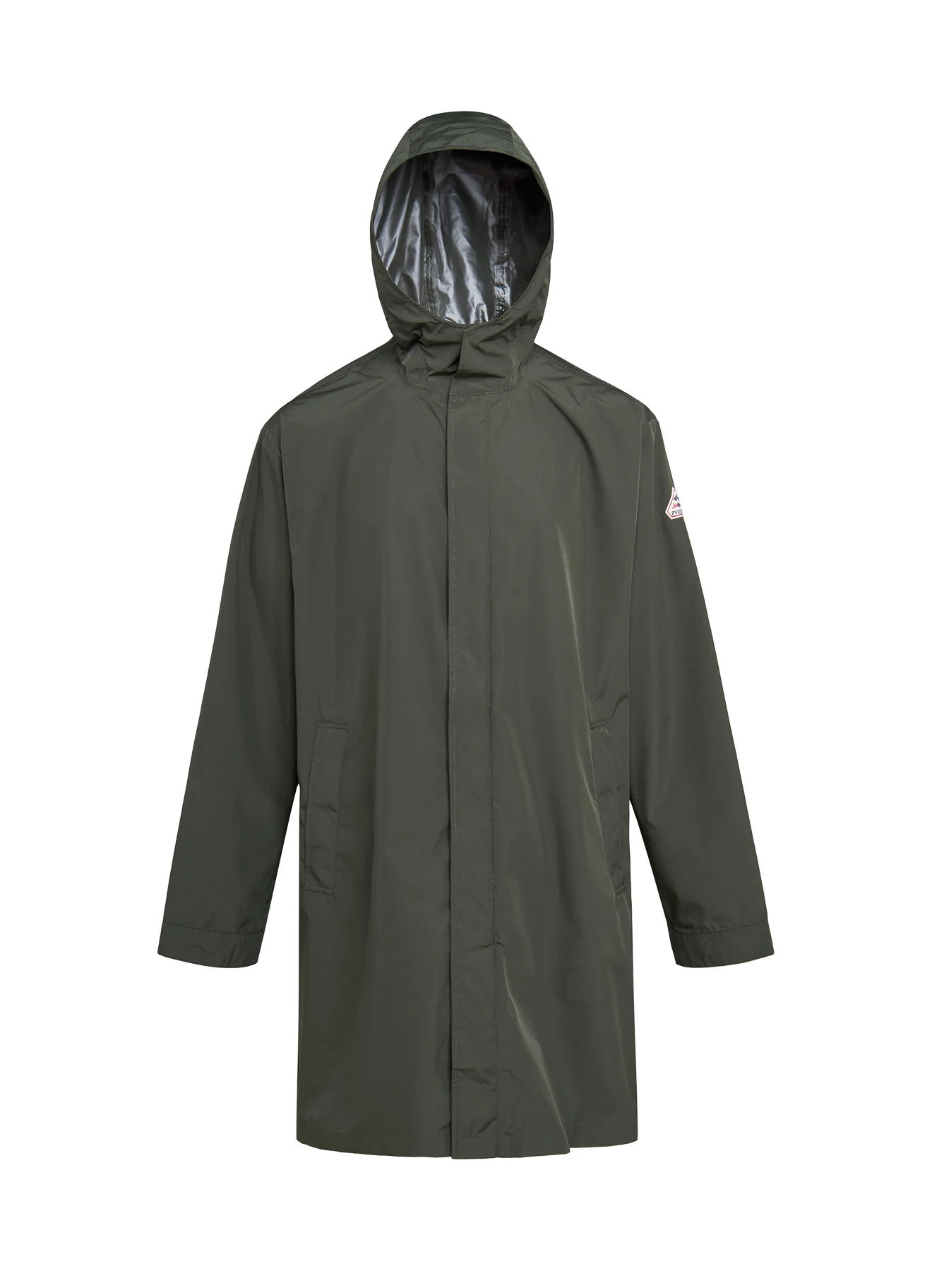 Parka longue imperméable unisexe Pyrenex Eissaure kaki - Image 11
