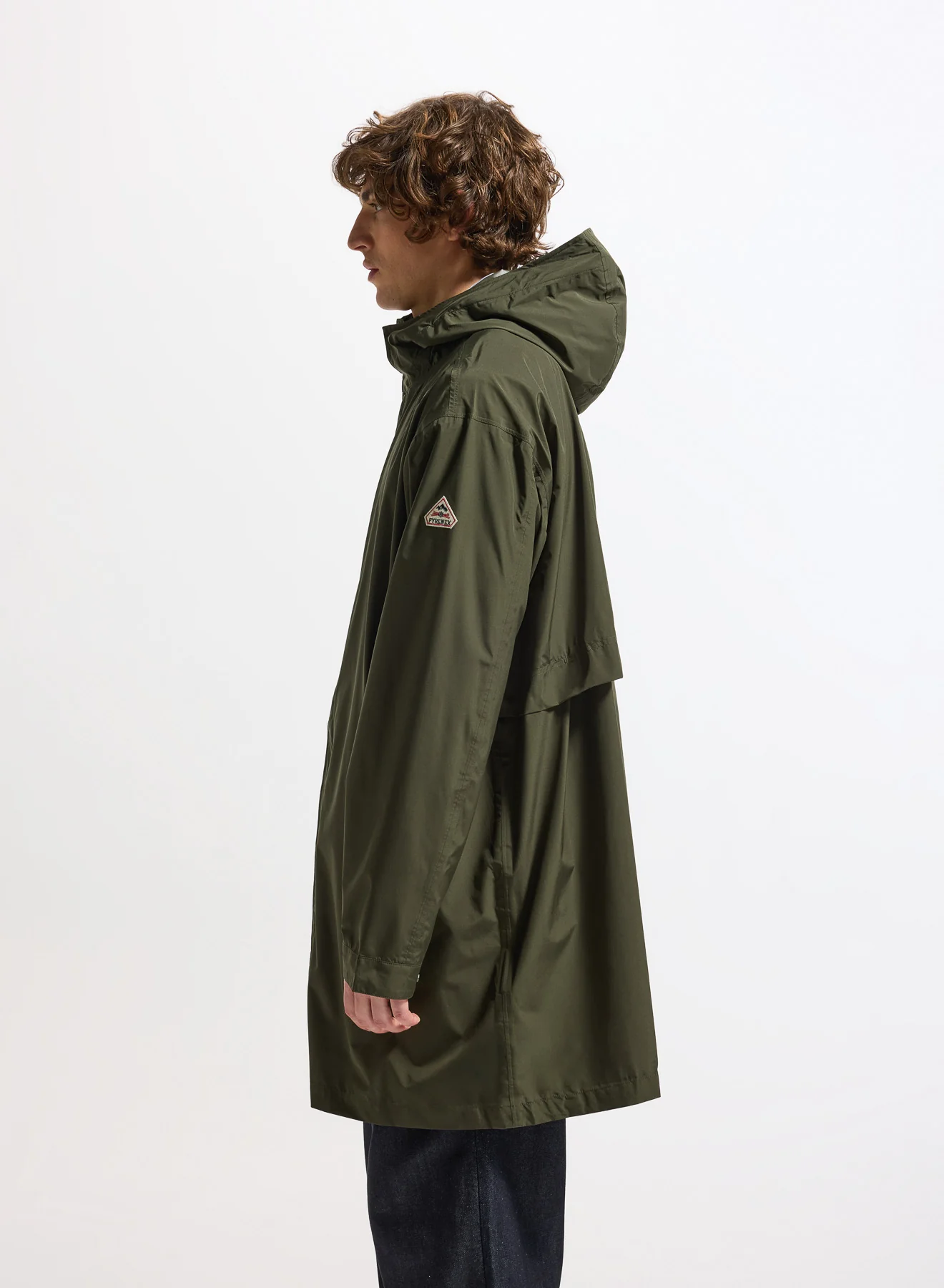 Parka longue imperméable unisexe Pyrenex Eissaure kaki - Image 6