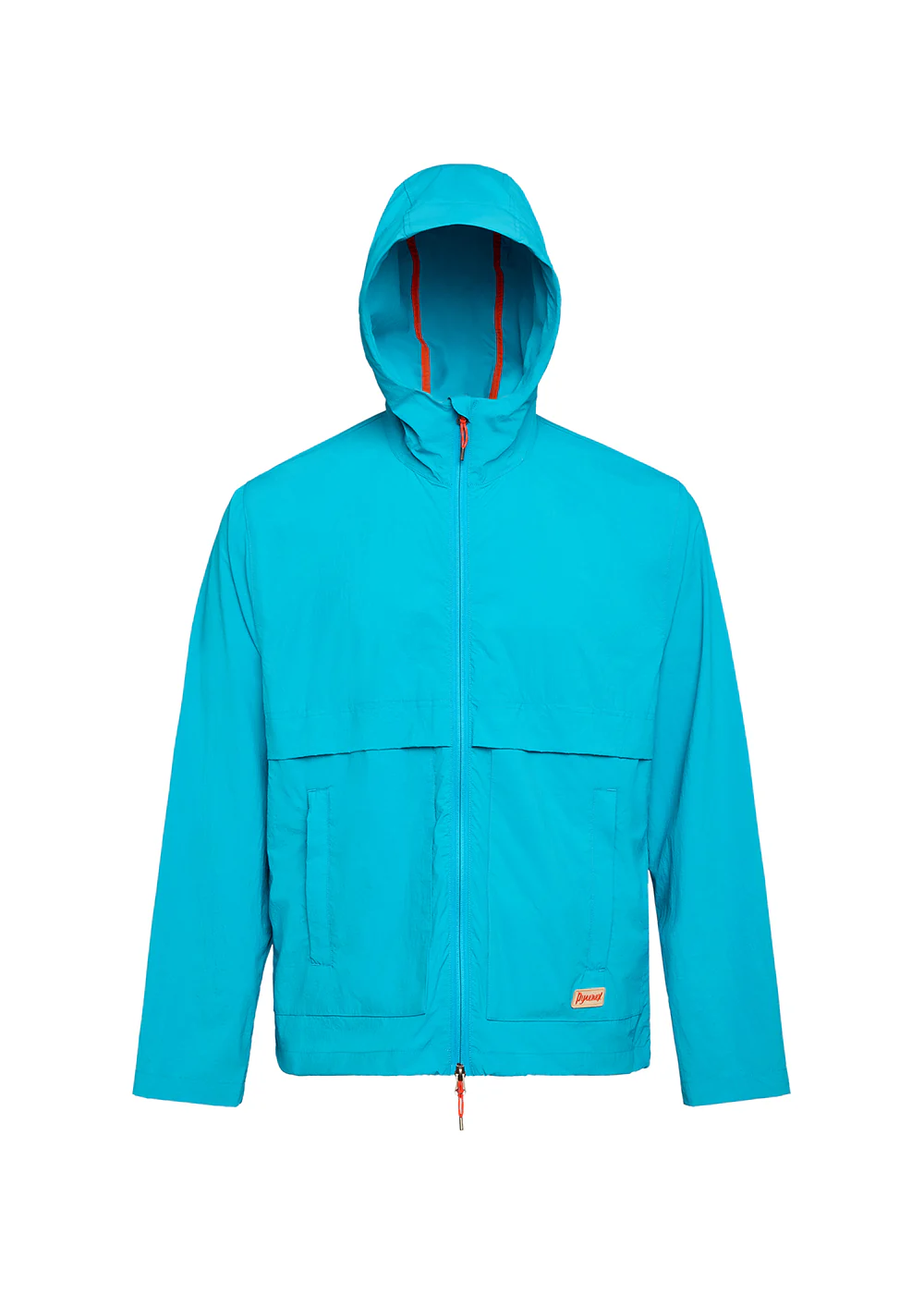 Coupe-vent unisexe à capuche Pyrenex Soulere bleu turquoise - Image 16