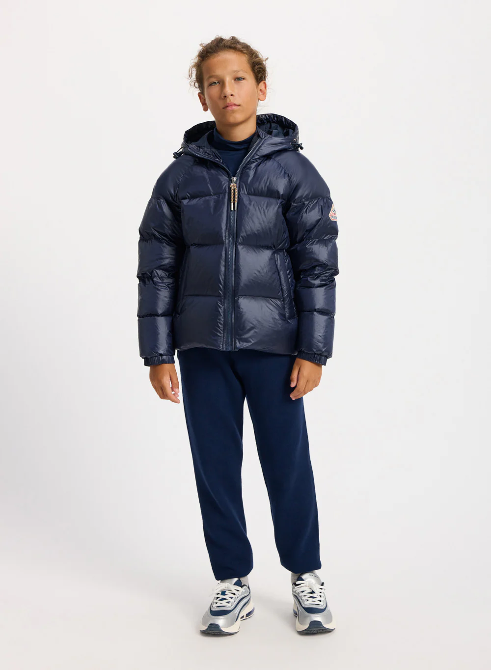Doudoune à capuche enfant Pyrenex Sten Amiral - Image 3