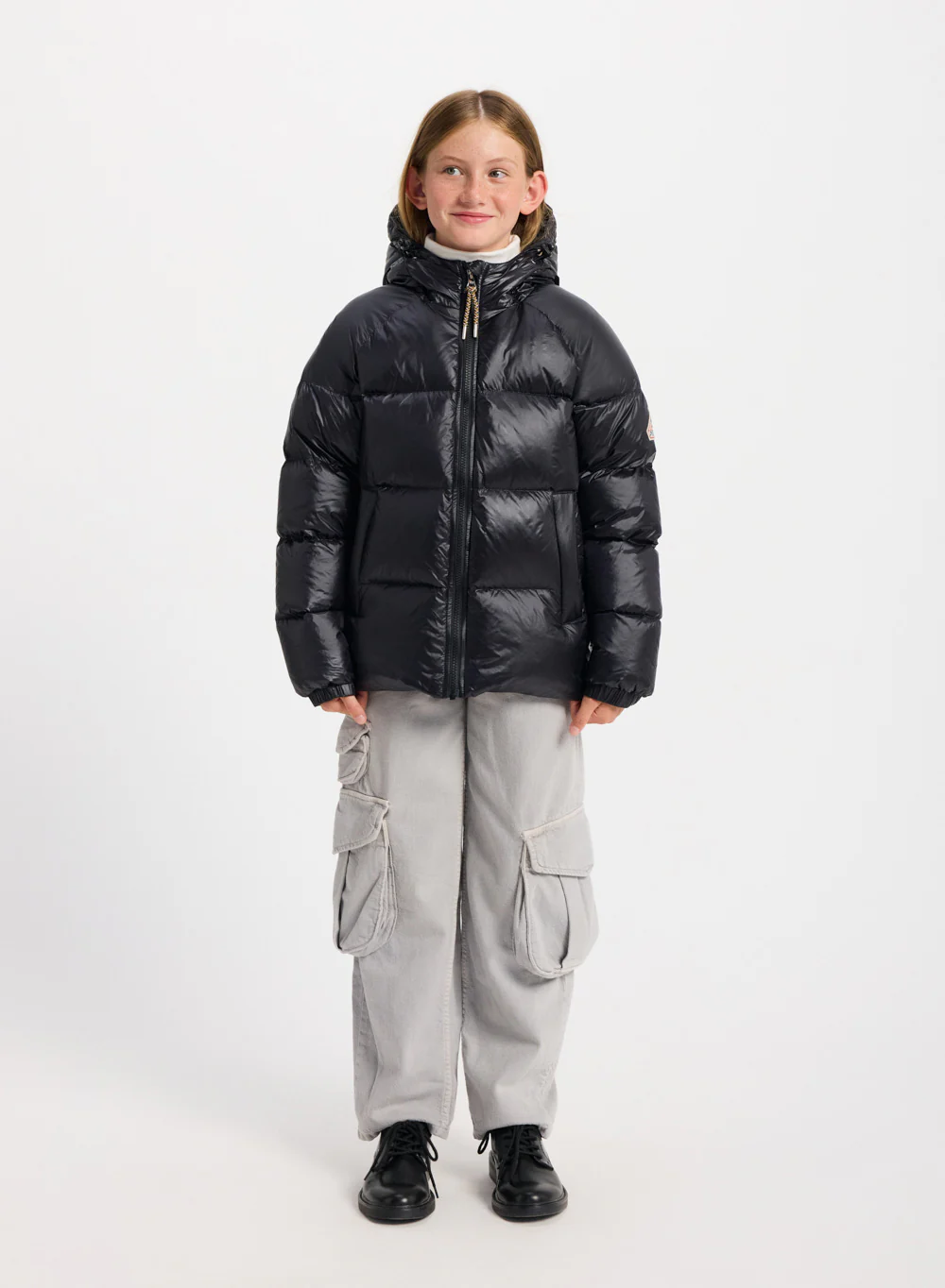 Doudoune à capuche enfant Pyrenex Sten Black - Image 3