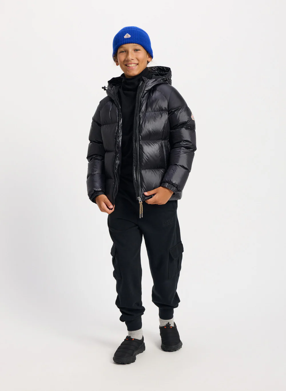 Doudoune à capuche enfant Pyrenex Sten Black - Image 4