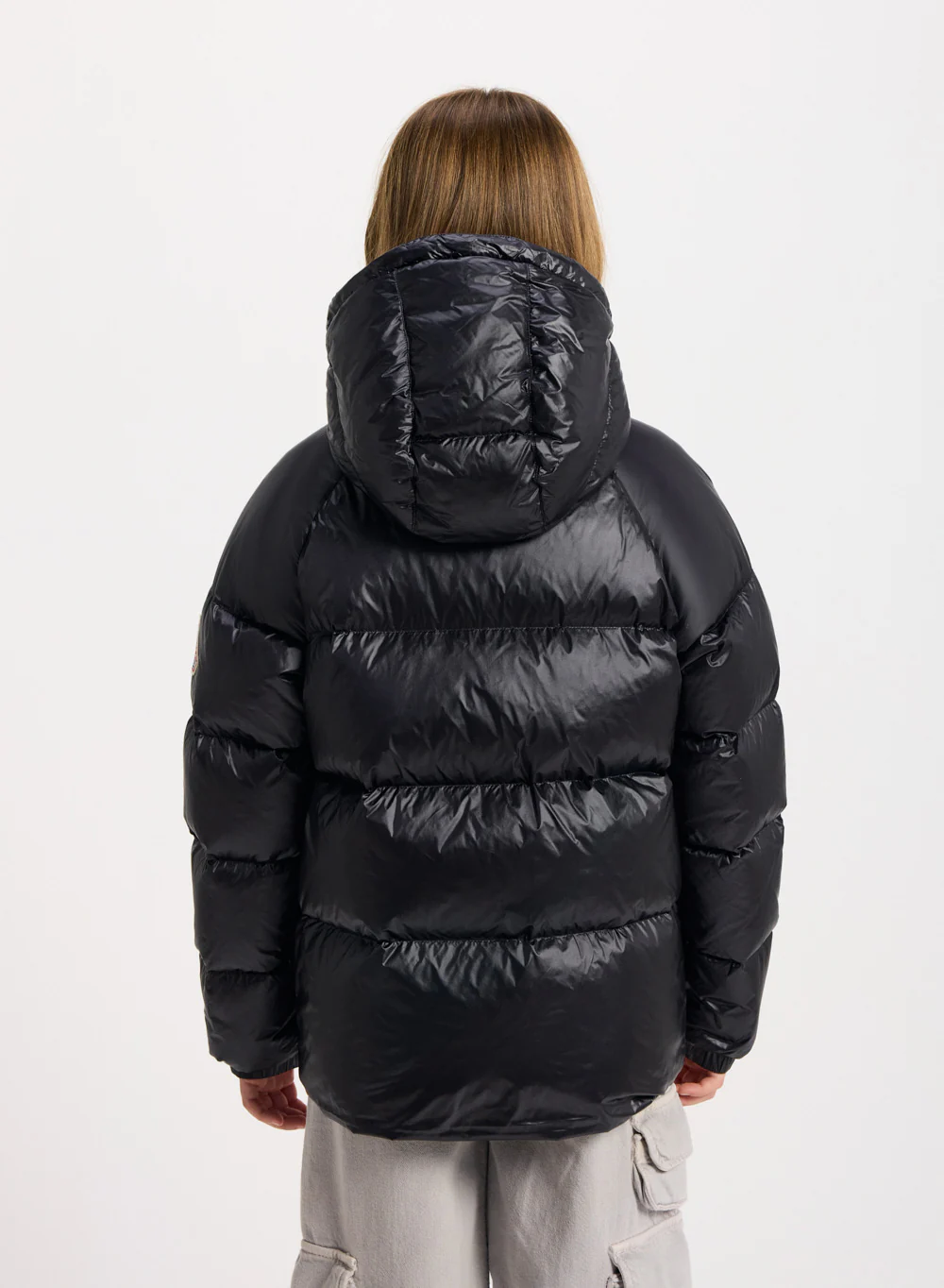 Doudoune à capuche enfant Pyrenex Sten Black - Image 7