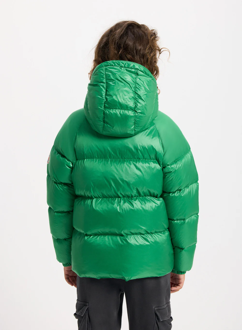 Doudoune à capuche enfant Pyrenex Sten verte - Image 7