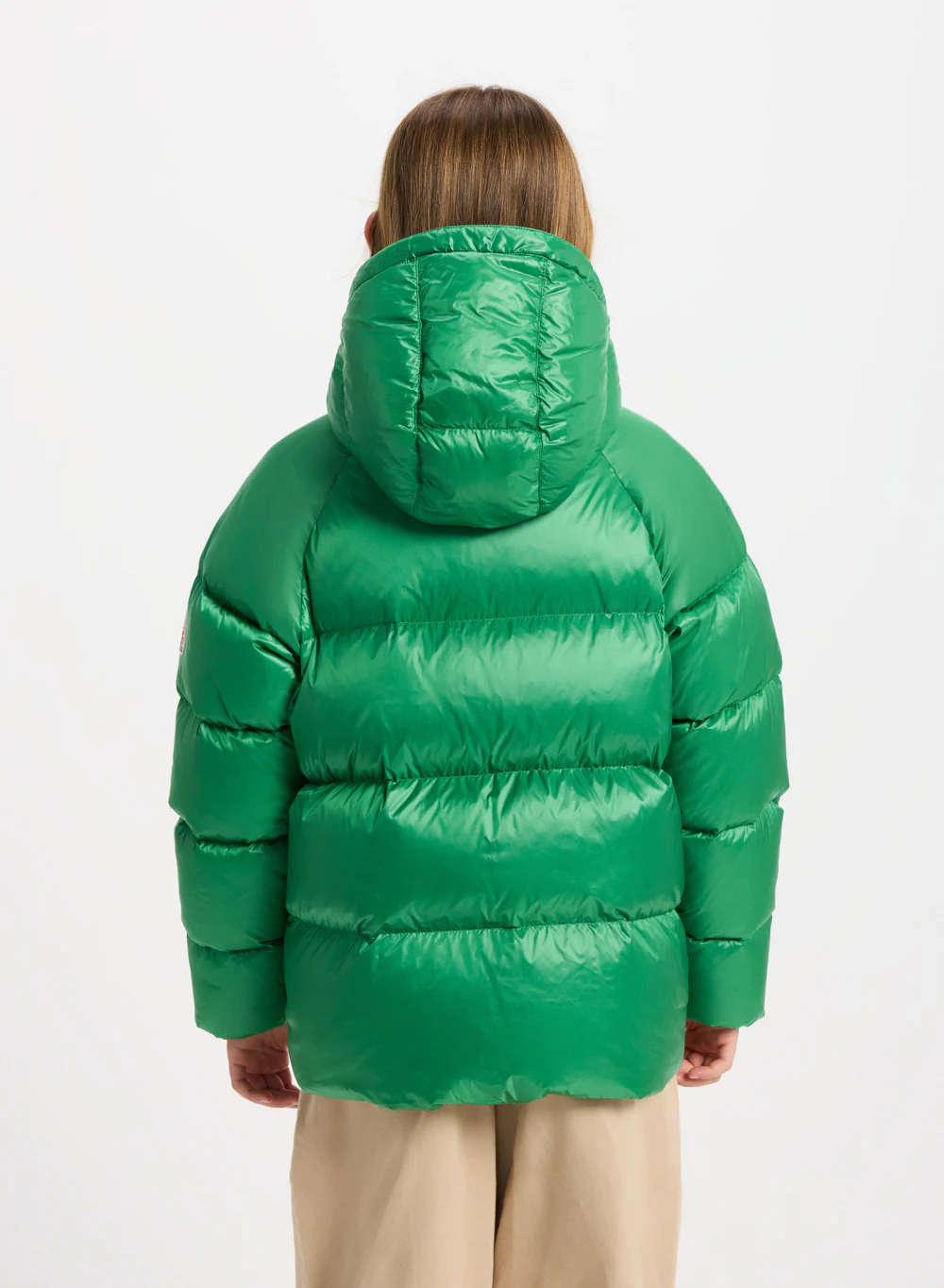 Doudoune à capuche enfant Pyrenex Sten verte - Image 8