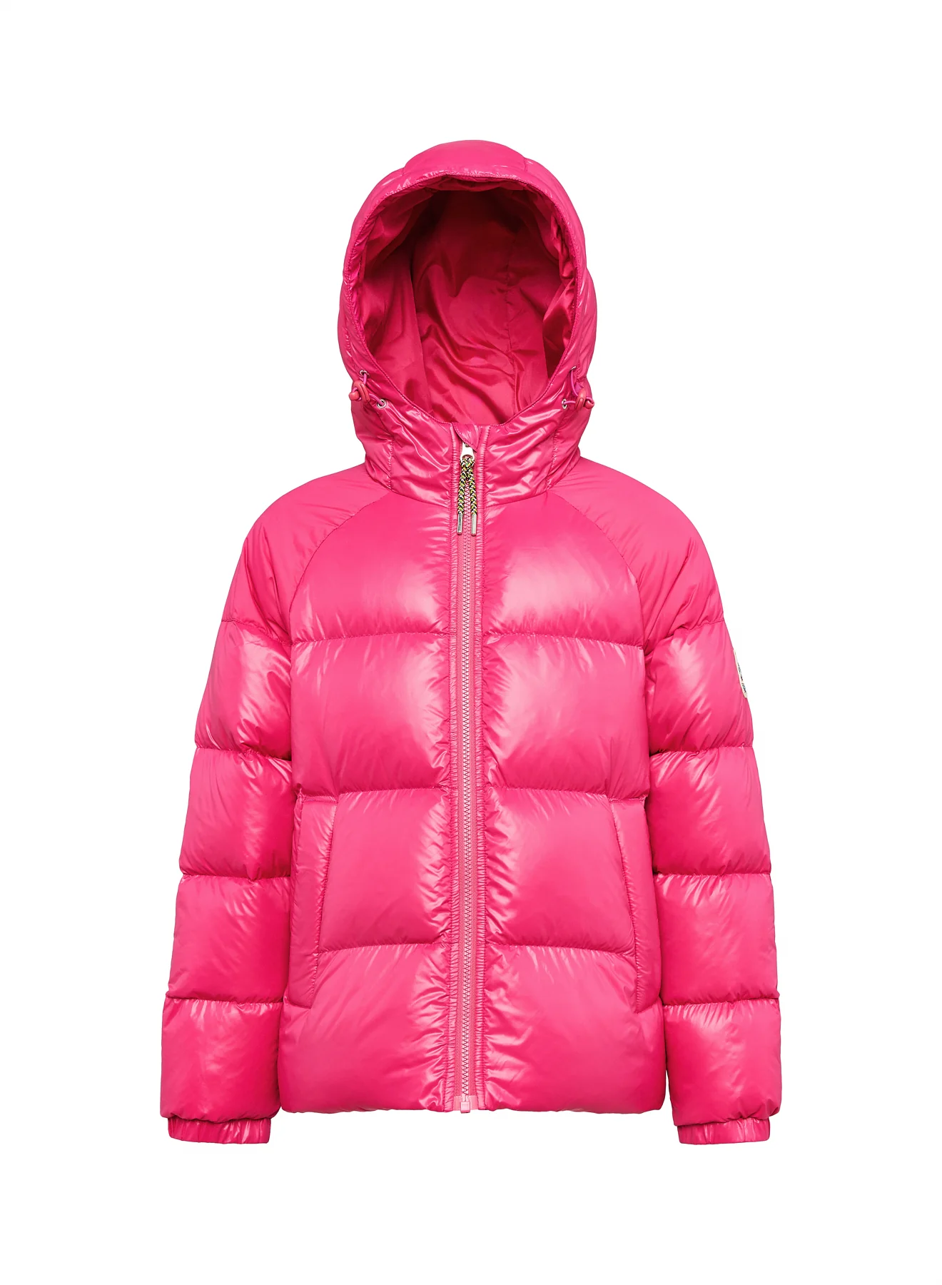 Doudoune à capuche enfant Pyrenex Sten fuchsia - Image 9