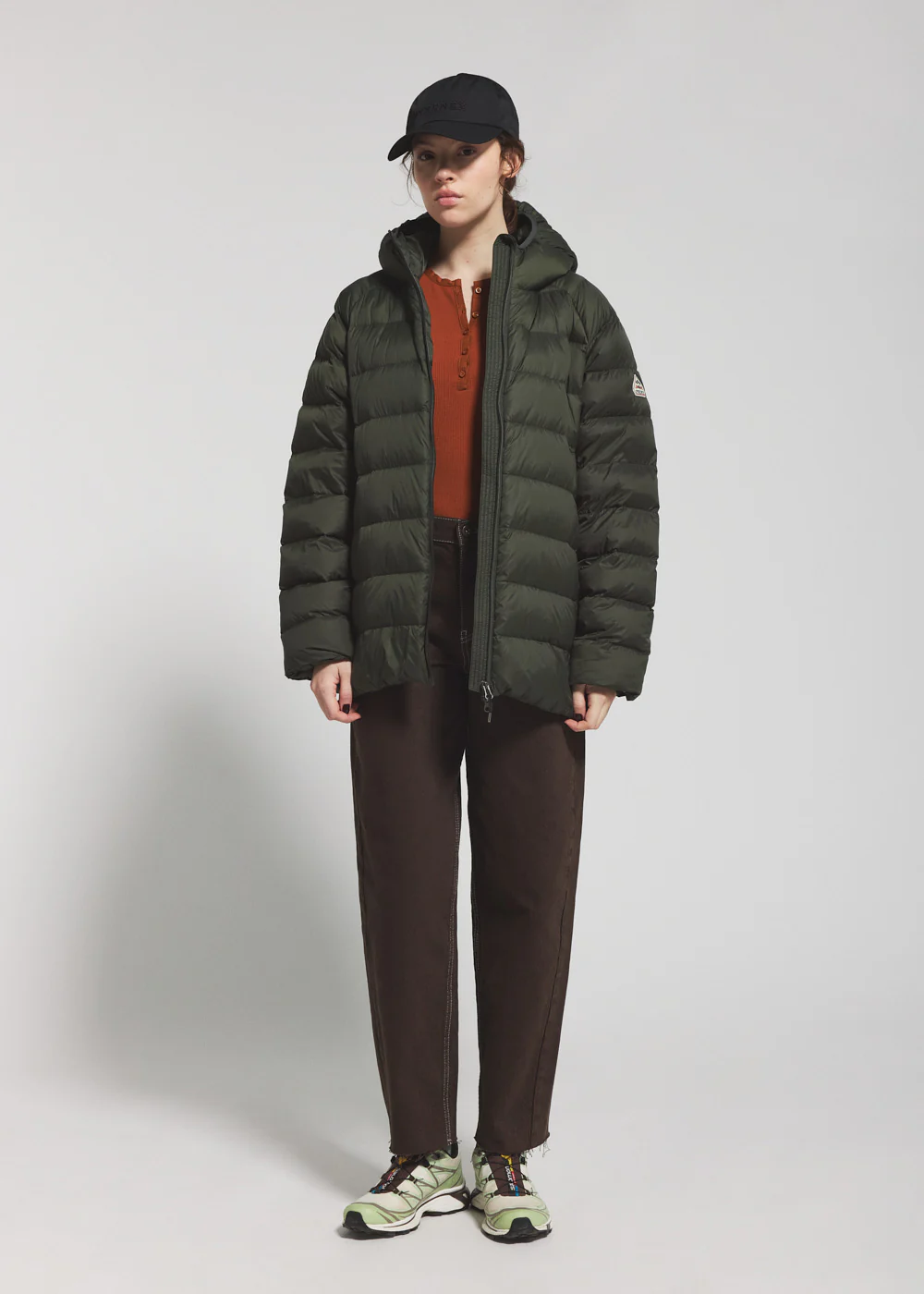 Doudoune à capuche homme Pyrenex Arial khaki - Image 3