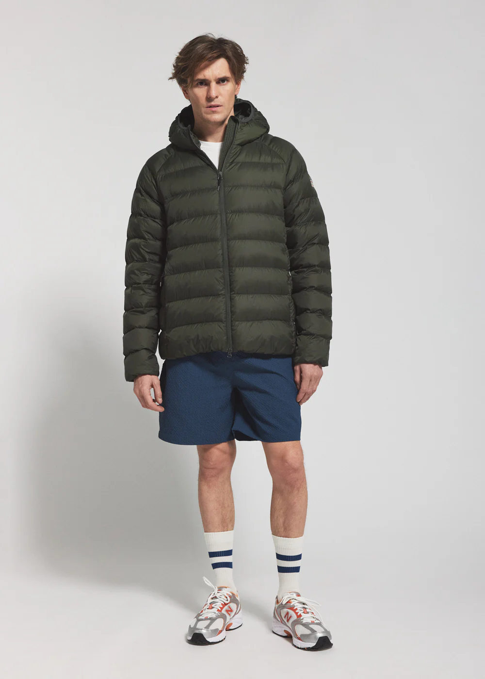 Doudoune à capuche homme Pyrenex Arial khaki - Image 4