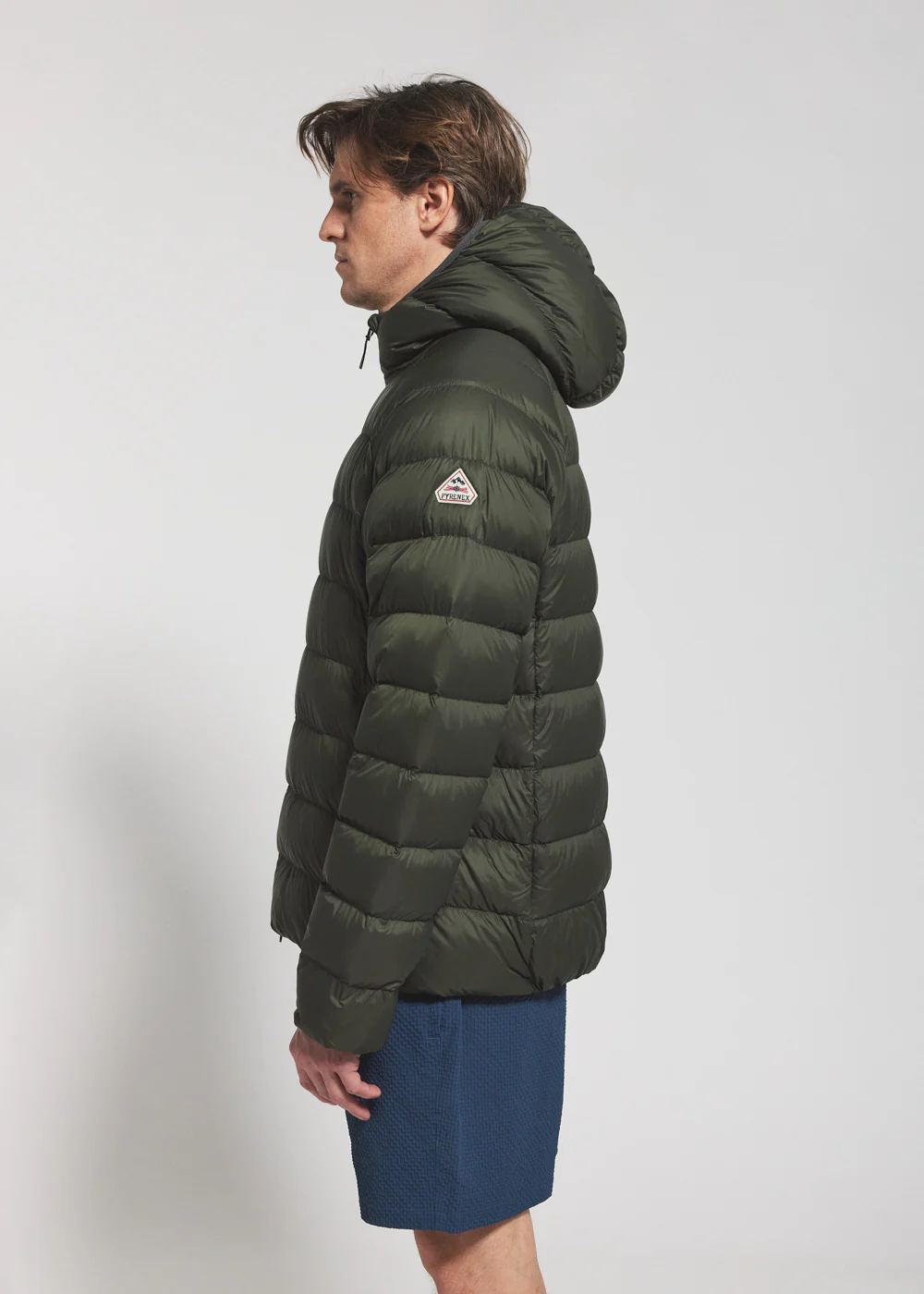 Doudoune à capuche homme Pyrenex Arial khaki - Image 6
