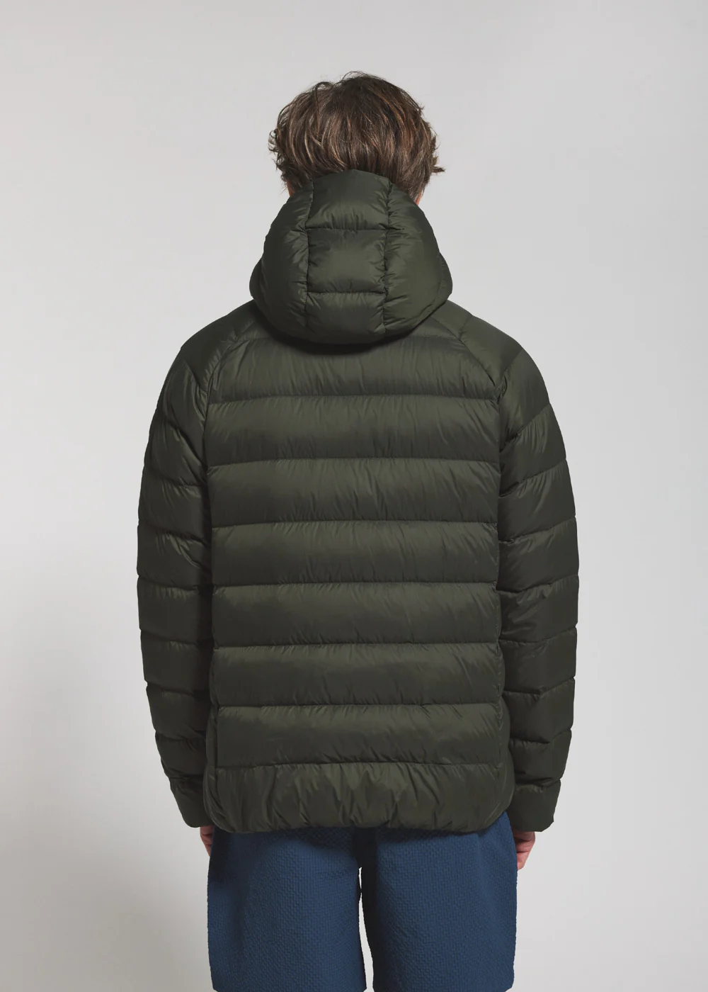 Doudoune à capuche homme Pyrenex Arial khaki - Image 8