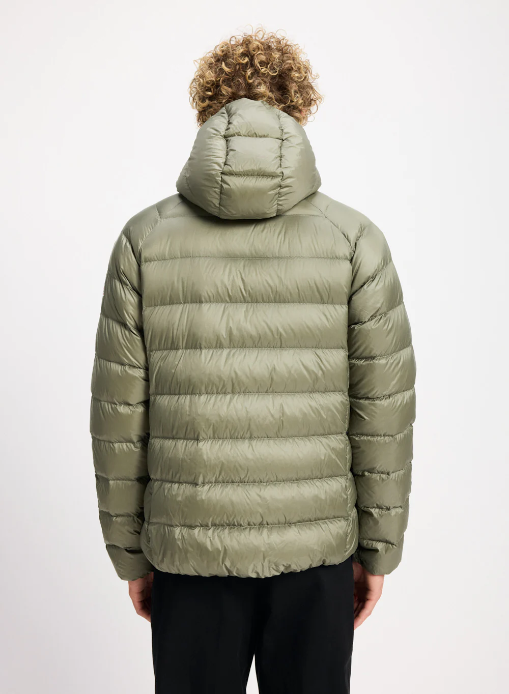 Doudoune à capuche homme Pyrenex kaki clair - Image 4