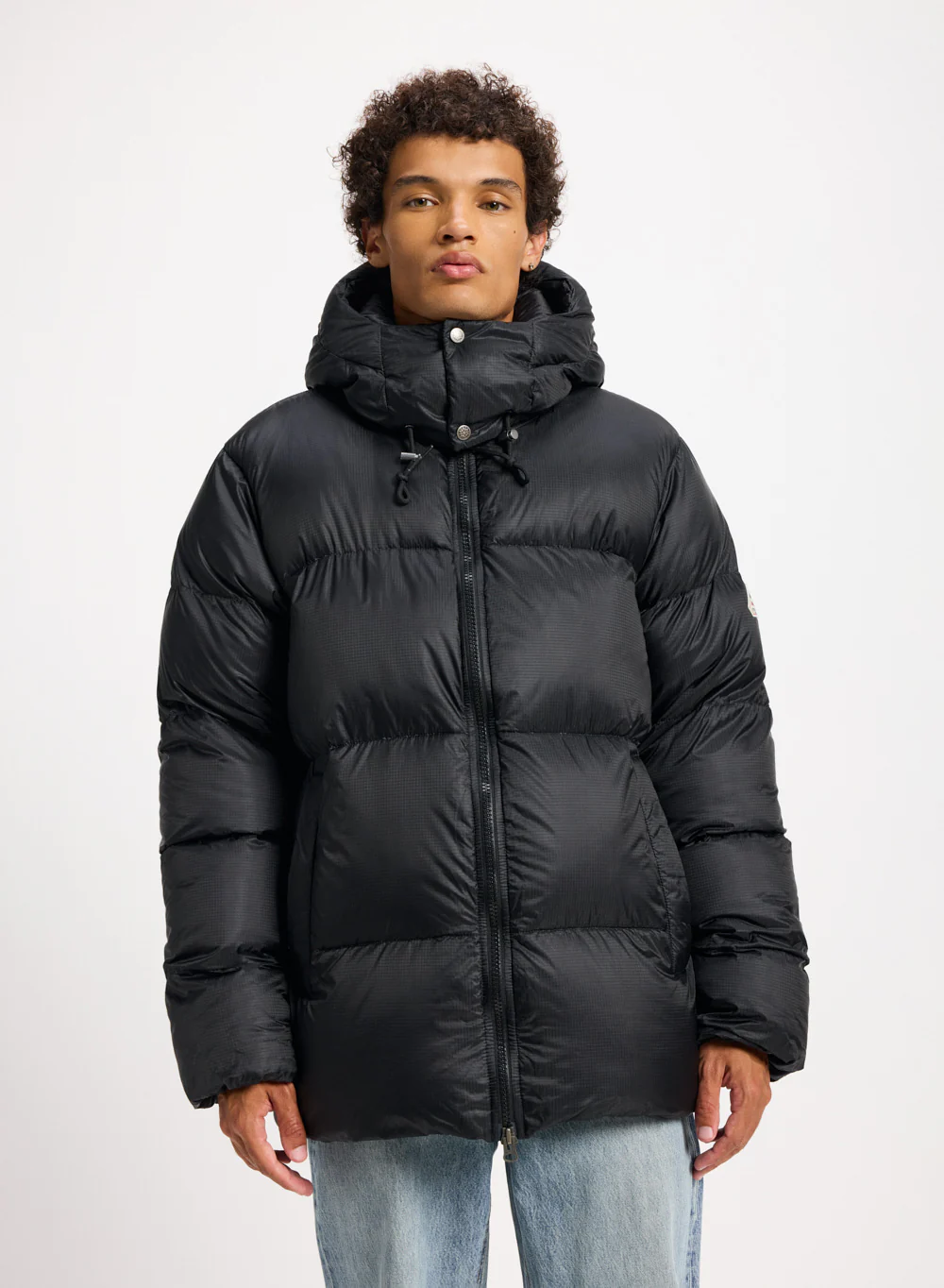 Doudoune chaude unisexe Pyrenex Shift Hooded Ripstop noire