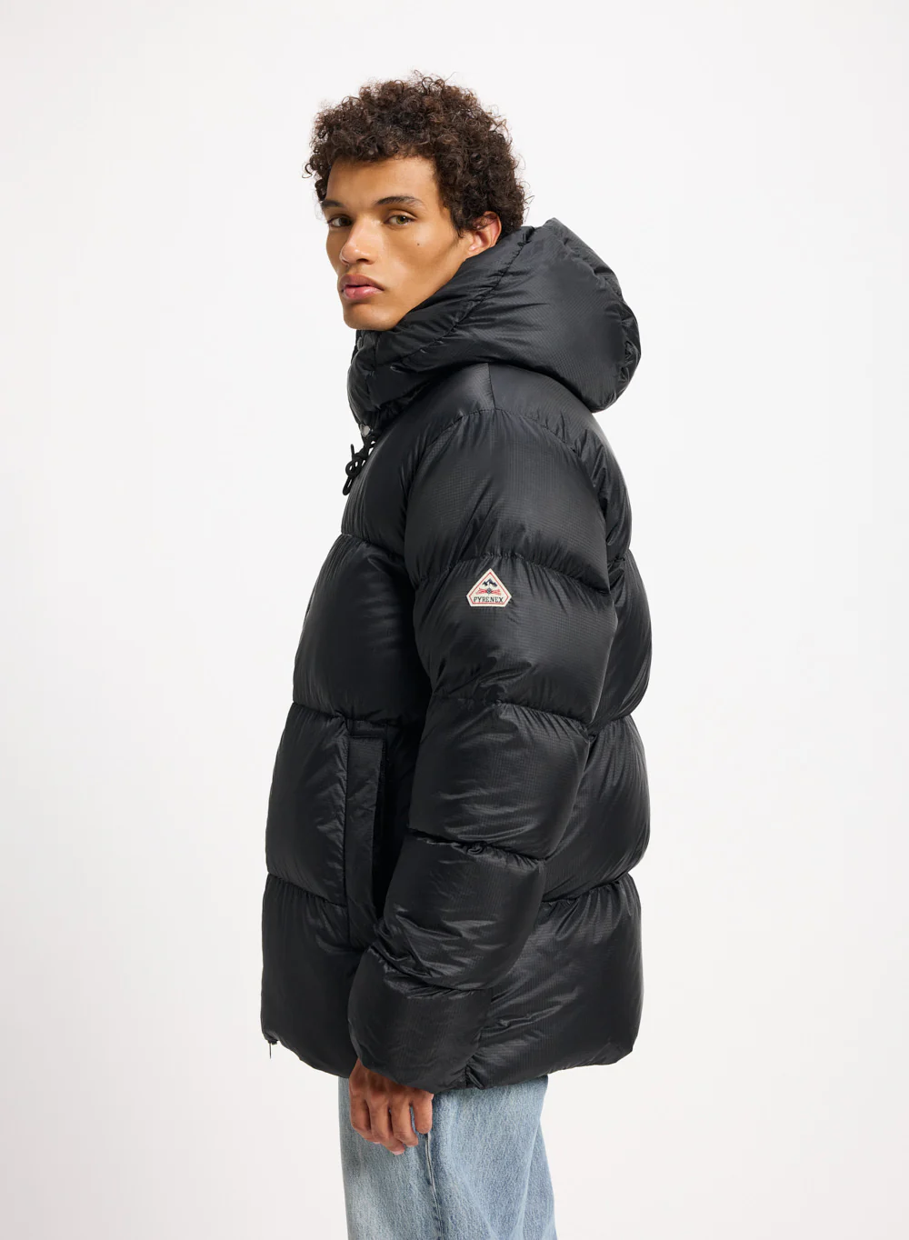 Doudoune chaude unisexe Pyrenex Shift Hooded Ripstop noire - Image 5