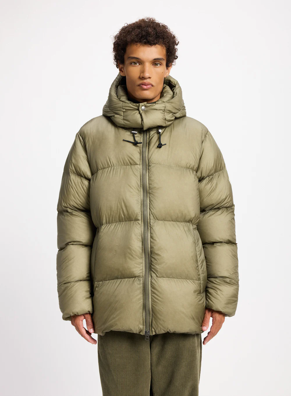 Doudoune chaude et ultra légère unisexe Pyrenex Shift Hooded Ripstop kaki