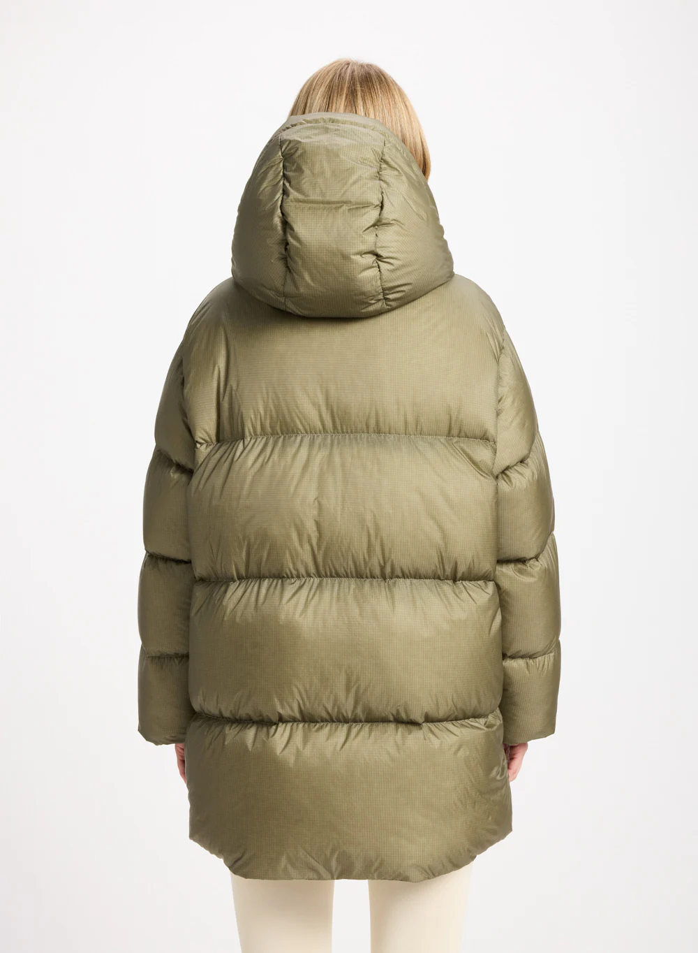 Doudoune chaude et ultra légère unisexe Pyrenex Shift Hooded Ripstop kaki - Image 8