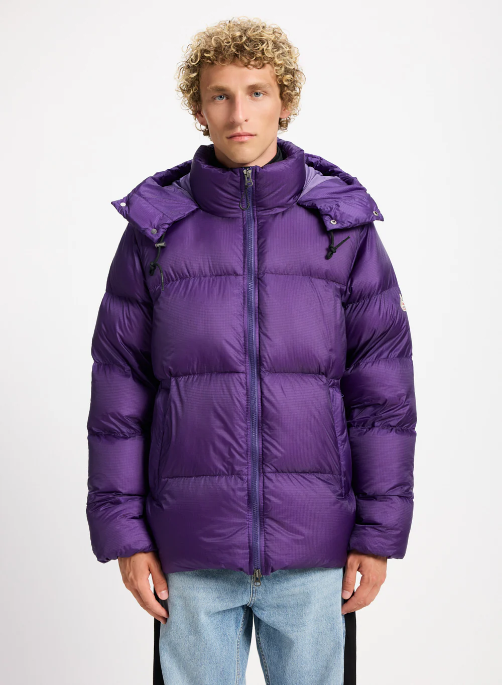 Doudoune chaude et ultra légère unisexe Pyrenex Shift Hooded Ripstop violette - Image 2
