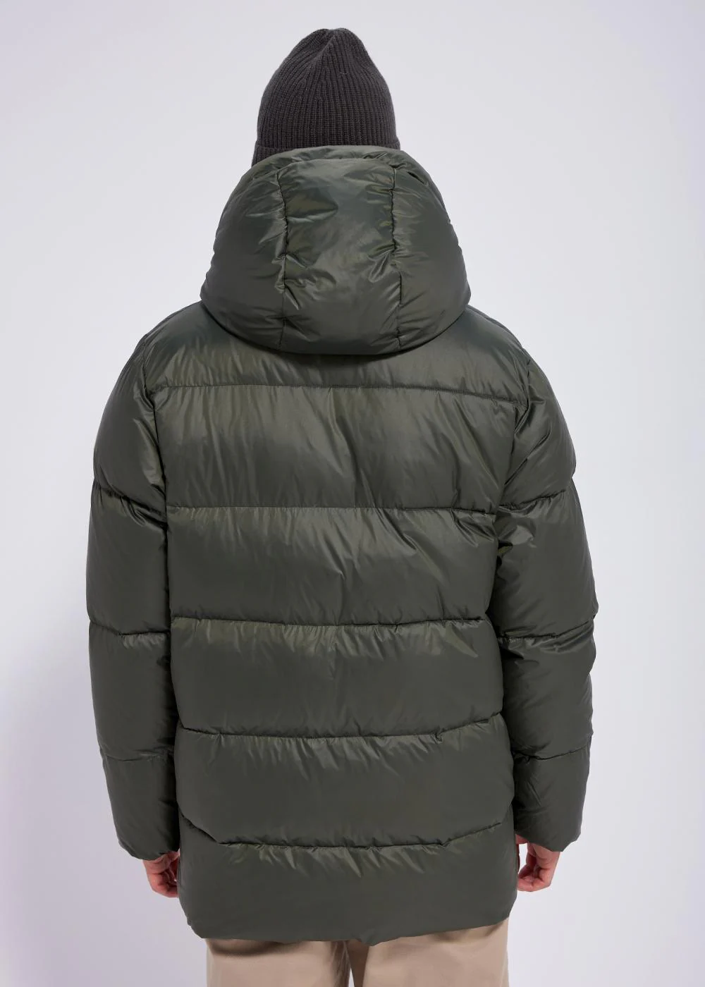Doudoune à capuche pour homme Pyrenex Evolve Deep khaki - Image 5