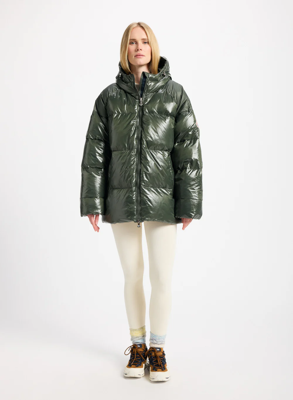 Doudoune unisexe à capuche Pyrenex Sten Deep khaki - Image 3