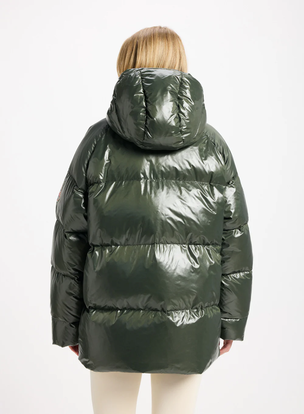 Doudoune unisexe à capuche Pyrenex Sten Deep khaki - Image 7