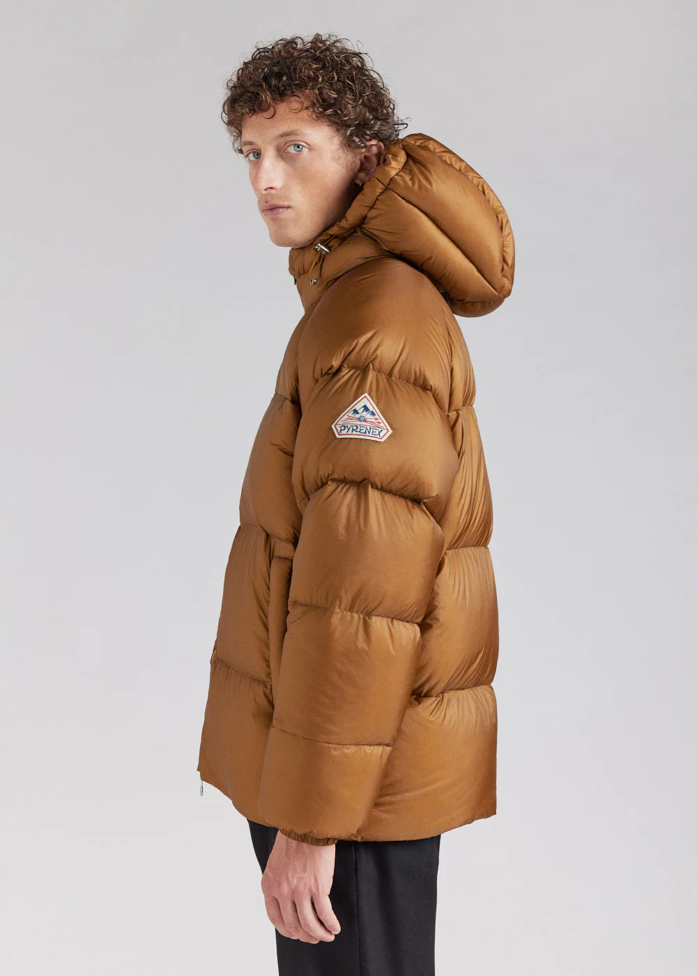 Doudoune unisexe pyrenex Sten ripstop bronze brown - Image 6