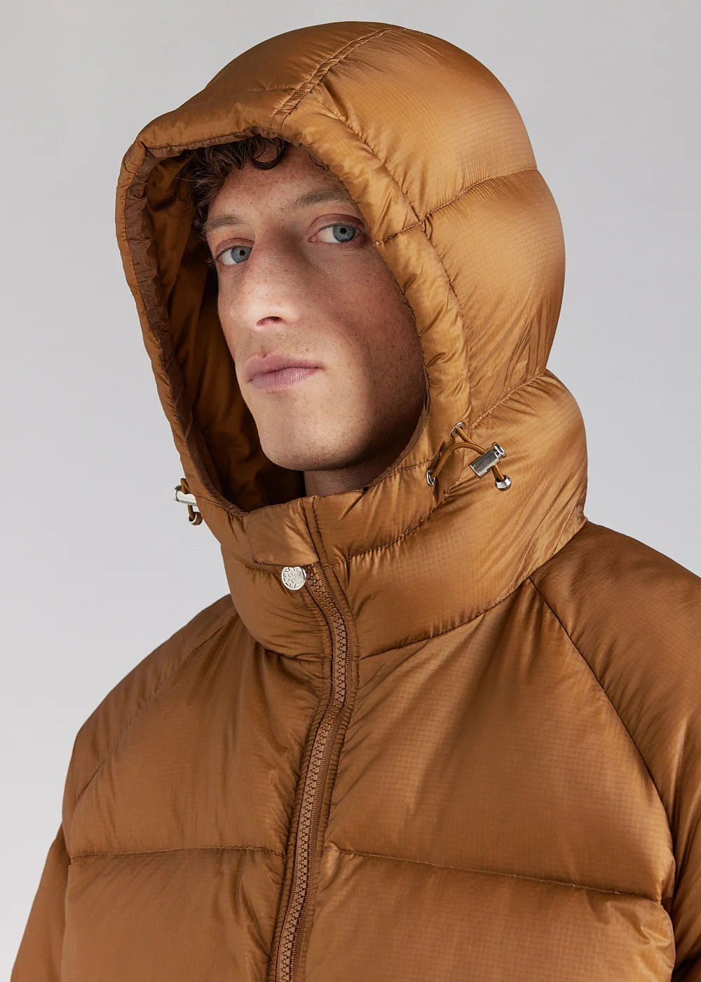 Doudoune unisexe pyrenex Sten ripstop bronze brown - Image 7