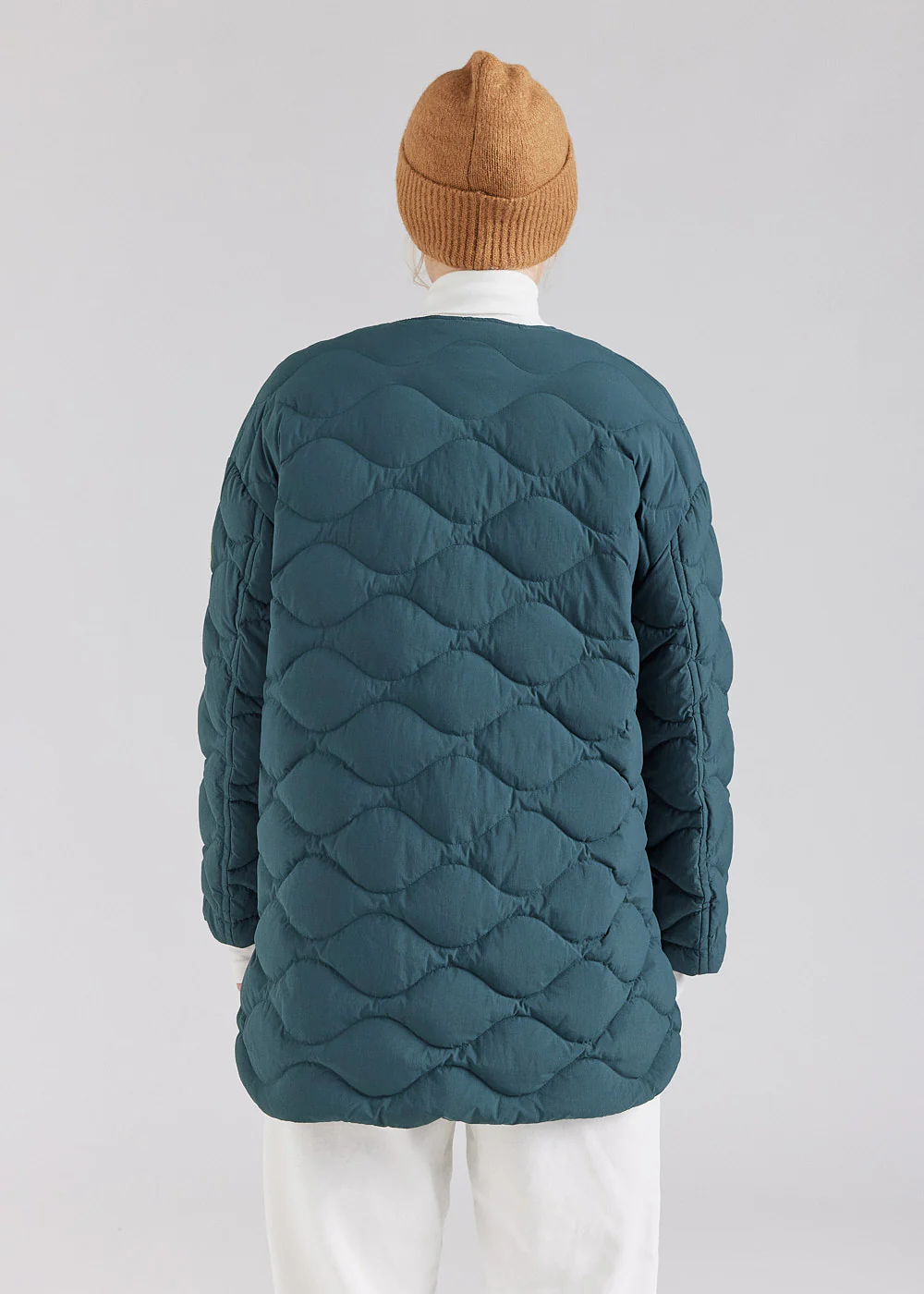 Doudoune légère pour femme Pyrenex Sienna baltic green - Image 4