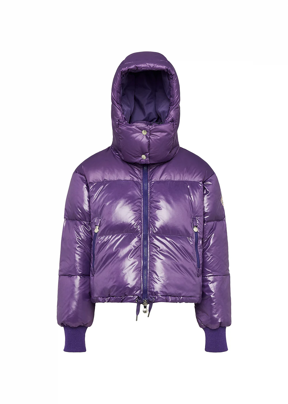 Doudoune courte à capuche pour femme Pyrenex Altic violette - Image 5