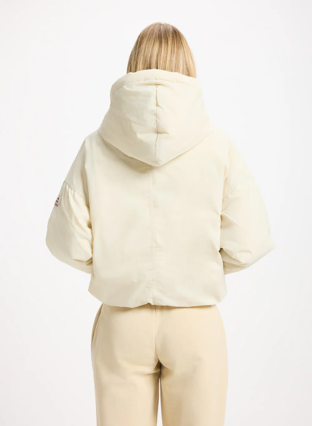 Parka courte en duvet pour femme Pyrenex Attitude ivoire - Image 4