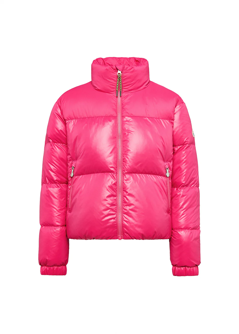 Doudoune brillante pour fille Pyrenex Goldin fuchsia - Image 5