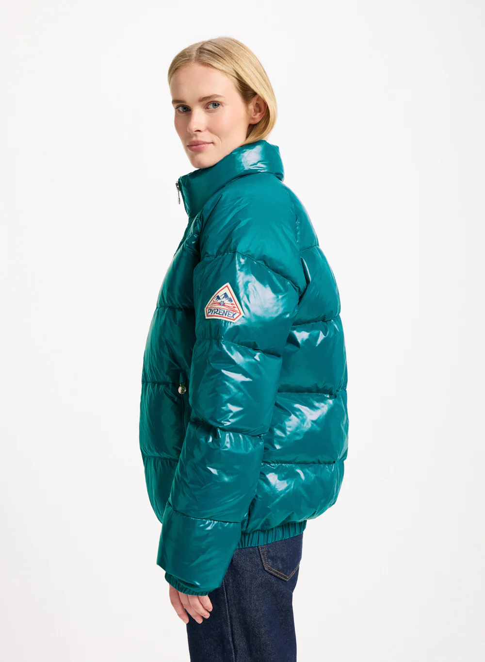 Doudoune Pyrenex Vintage Mythic unisexe bleu turquoise - Image 6