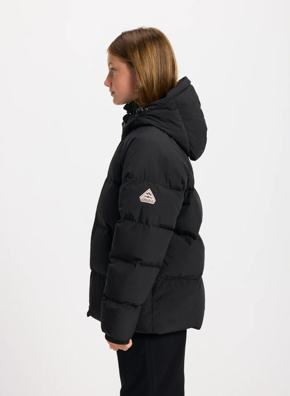 Doudoune enfant unisexe à capuche Pyrenex Sten Smooth noire - Image 6